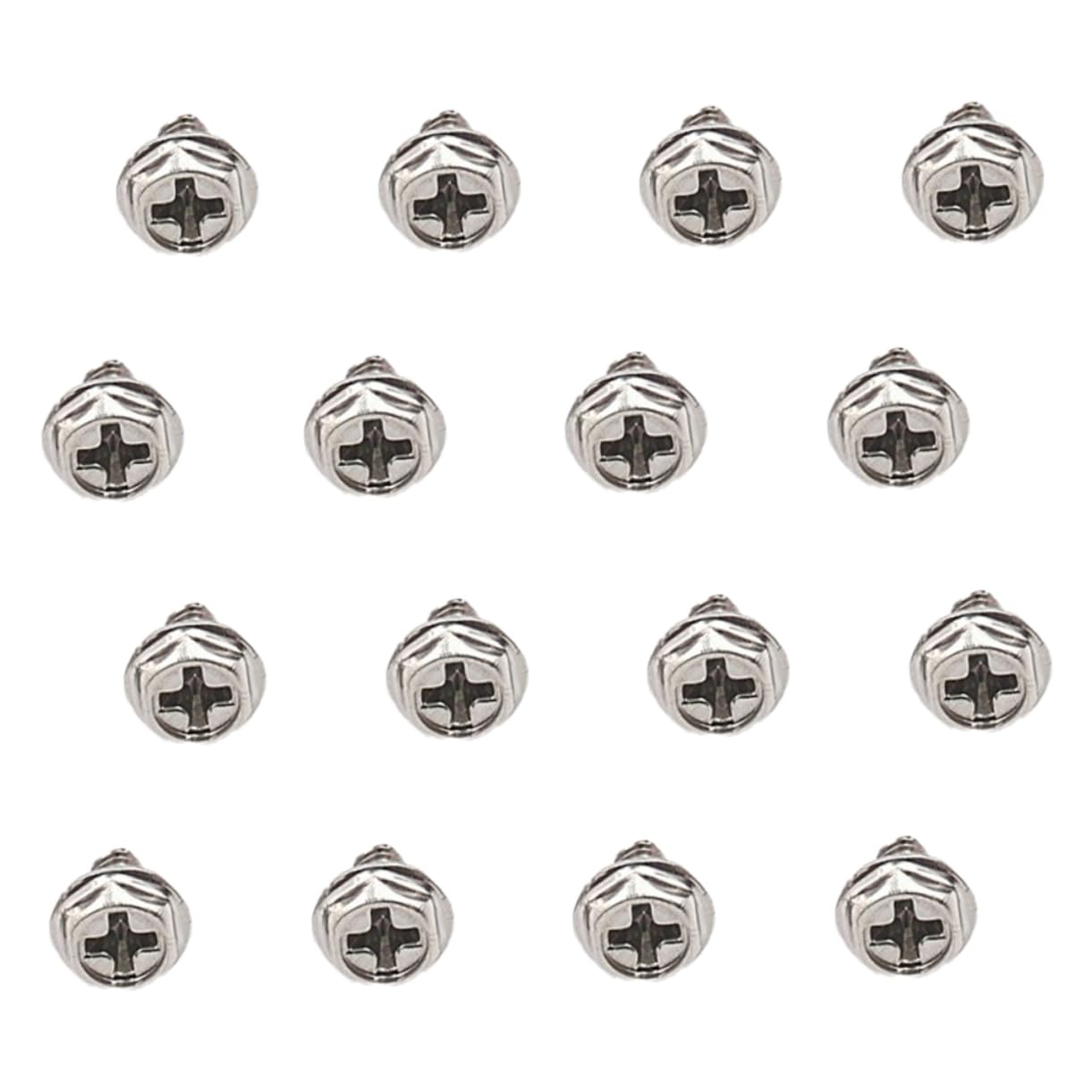 100pcs Metal Slot Screws Fastener Round Head for Computer Case - Build Your PC Fast | Perfect for PC Assembly, Case Modding & Hardware Installation