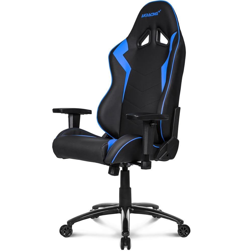 AKRacing Octane Ergonomic Gaming Chair - Blue | High Back Racing Style with Adjustable Lumbar Support & Headrest | Perfect for PC, Office & Esports Gaming Setup