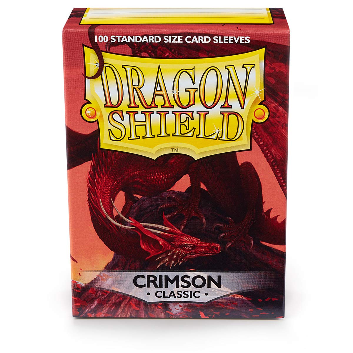 Arcane Tinman Dragon Shield Classic Standard Size Card Sleeves 100 Pack - Crimson (ART10021) | Premium Protection for MTG, Yu-Gi-Oh, Pokemon & Collectible Card Games