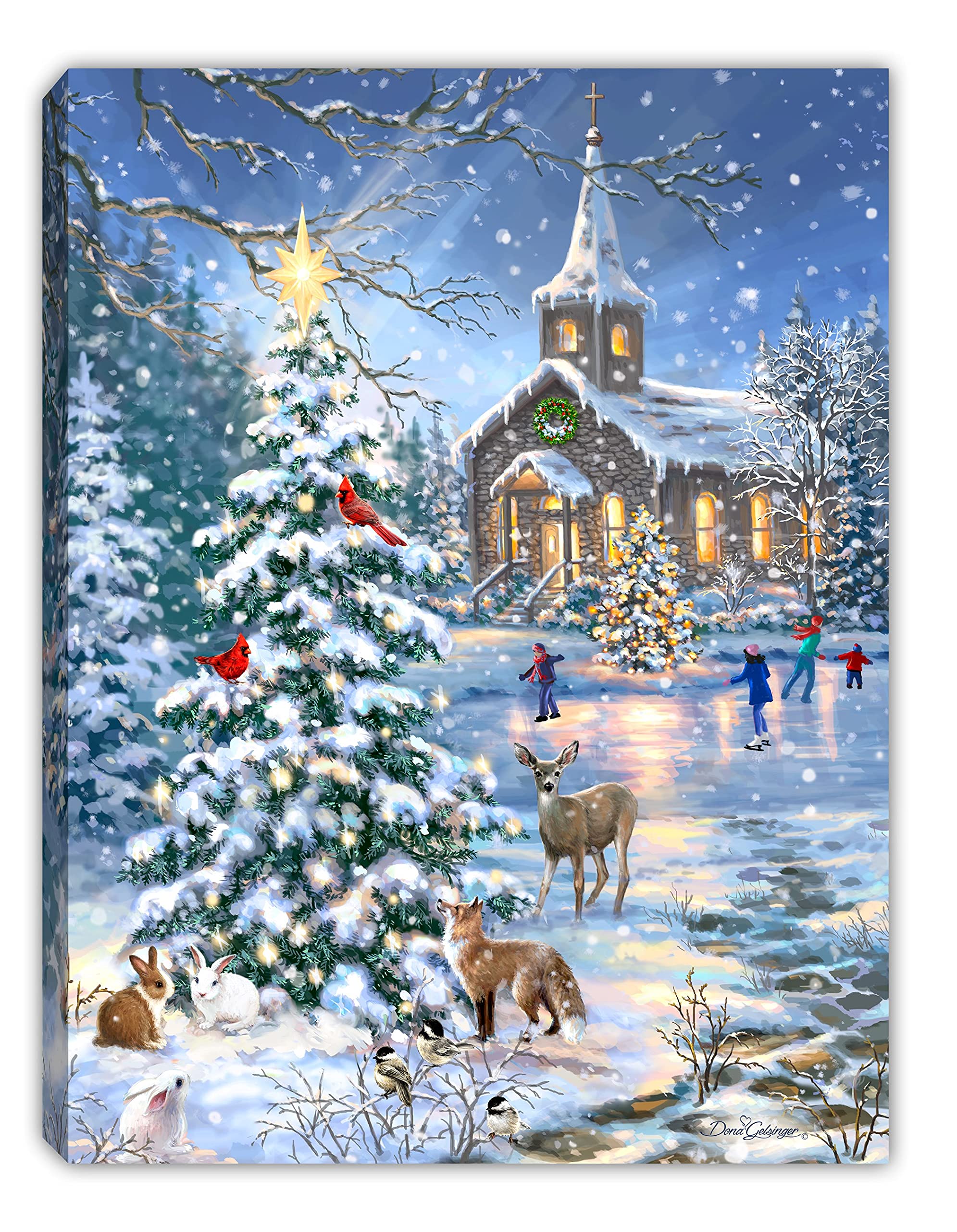 Mini LED Tabletop Canvas with Timer - 8