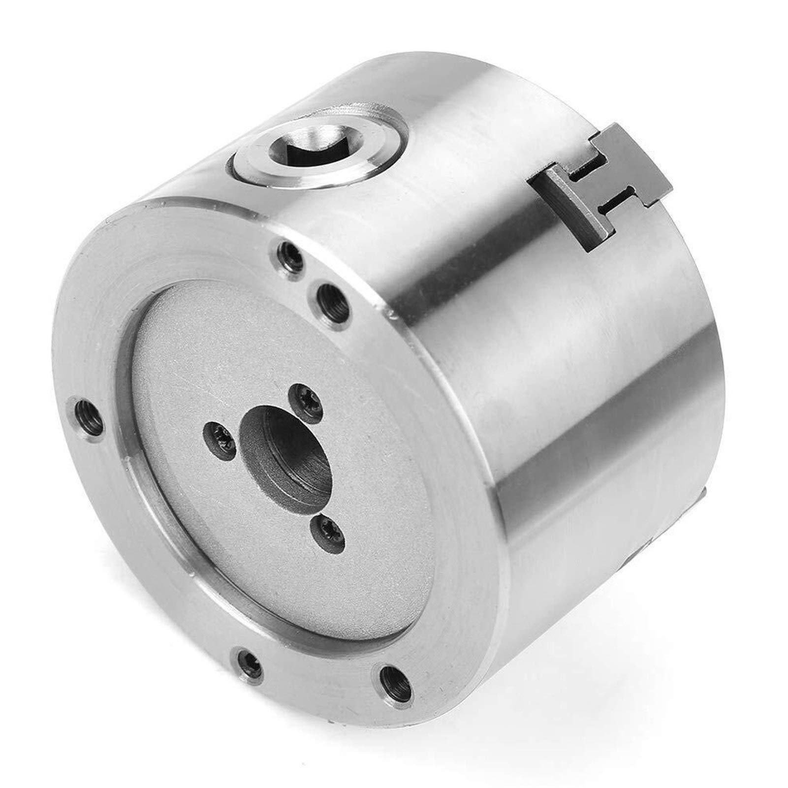 4 Jaw Self-Centering Reversible Lathe Chuck 80mm (3 Inch) - SANOU K12-80 Turning Machine Accessories for Metalworking & Woodworking Projects