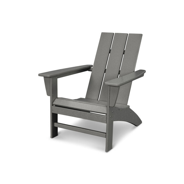 POLYWOOD Modern Adirondack Chair - Durable Outdoor Furniture, All-Weather Resin, Comfortable Patio Seating for Garden, Poolside & Backyard Relaxation