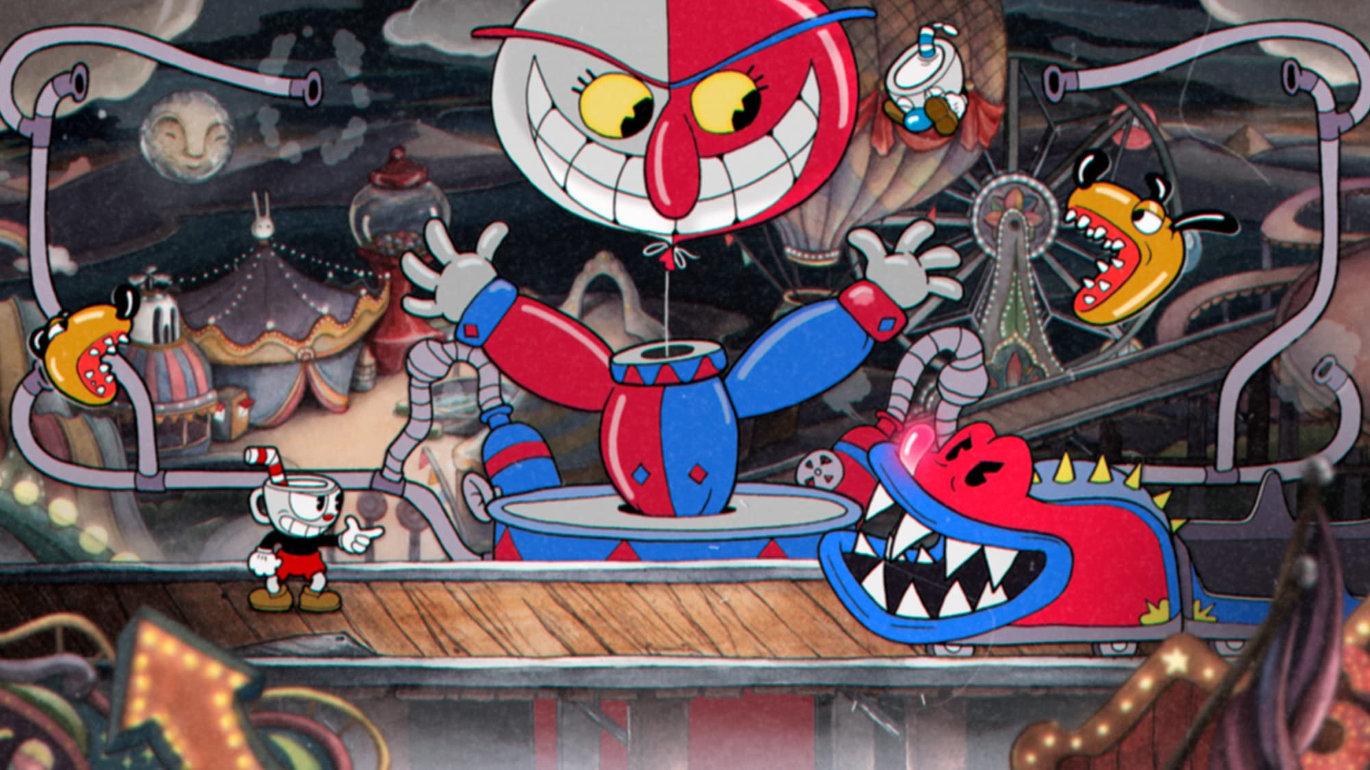 Cuphead Game for PlayStation 4 - Classic Run and Gun Action Adventure Video Game | Perfect for Single Player & Multiplayer Gaming Nights