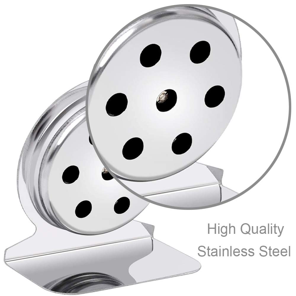 Anvin Large Dial Oven Thermometer - Dual Scale 50-300°C/100-600°F - Hanging & Standing Steel Cooking Thermometer for BBQ, Baking, Roasting - Perfect for Grills, Ovens, Smokers (Pack of 2)