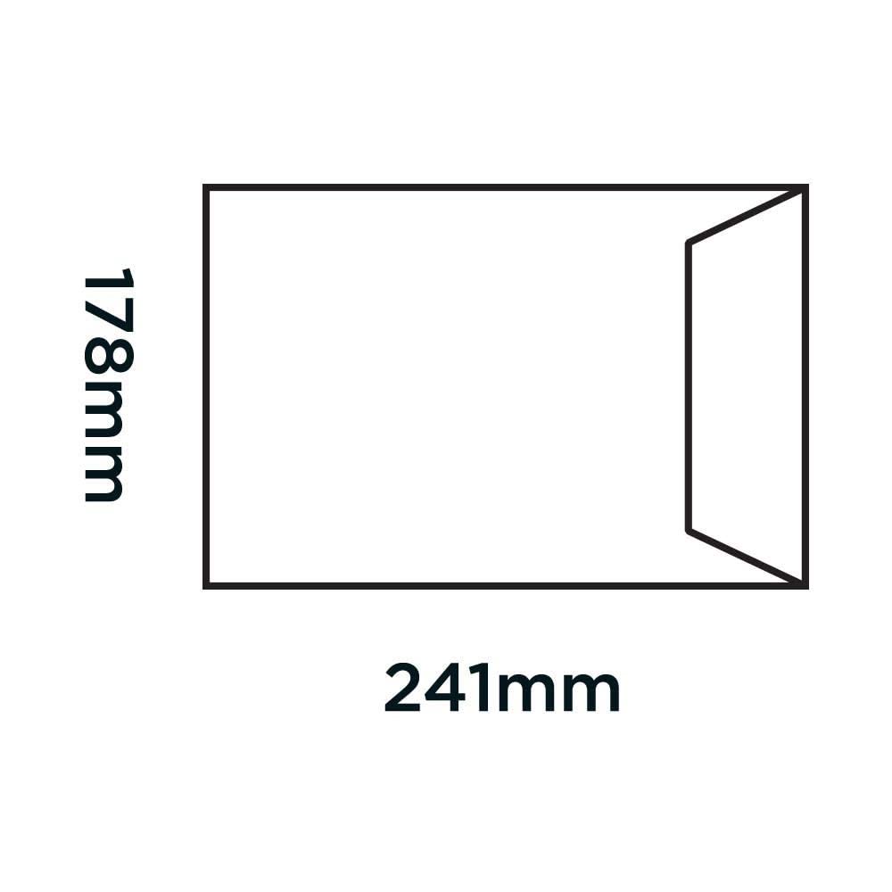 Purely Packaging 9.5 x 7 Inch Peel & Seal All Board Envelopes (PPA8-RS) White - Pack of 200 - Perfect for Shipping Documents, Photos & Small Items