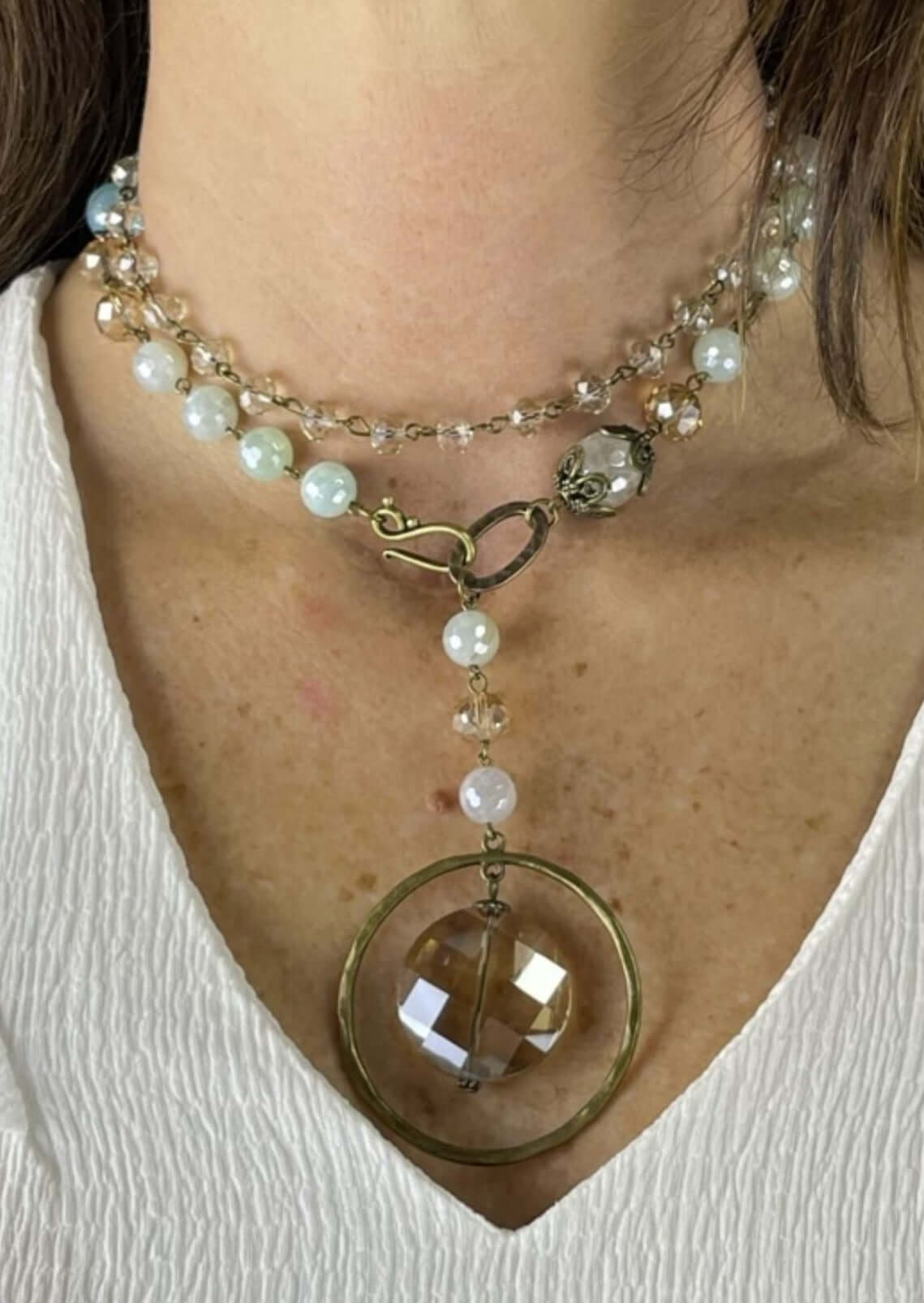 Memory in the Making Sterling Silver Pendant Necklace - Handcrafted in USA | Perfect Gift for Anniversary, Birthday & Mother's Day