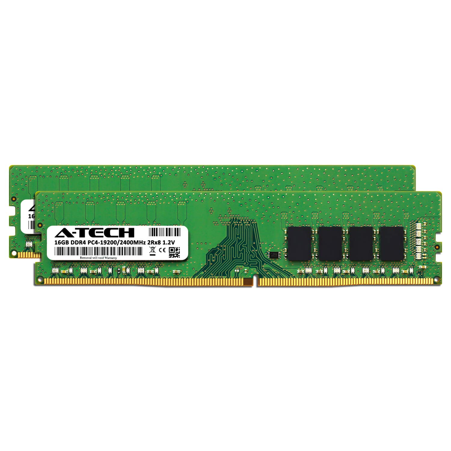 A-Tech 32GB (2 x 16GB) DDR4 2400MHz RAM Kit for ASUS Prime Z390-P Motherboard | PC4-19200 288-Pin UDIMM Memory Upgrade | Perfect for Gaming, Video Editing & Multitasking