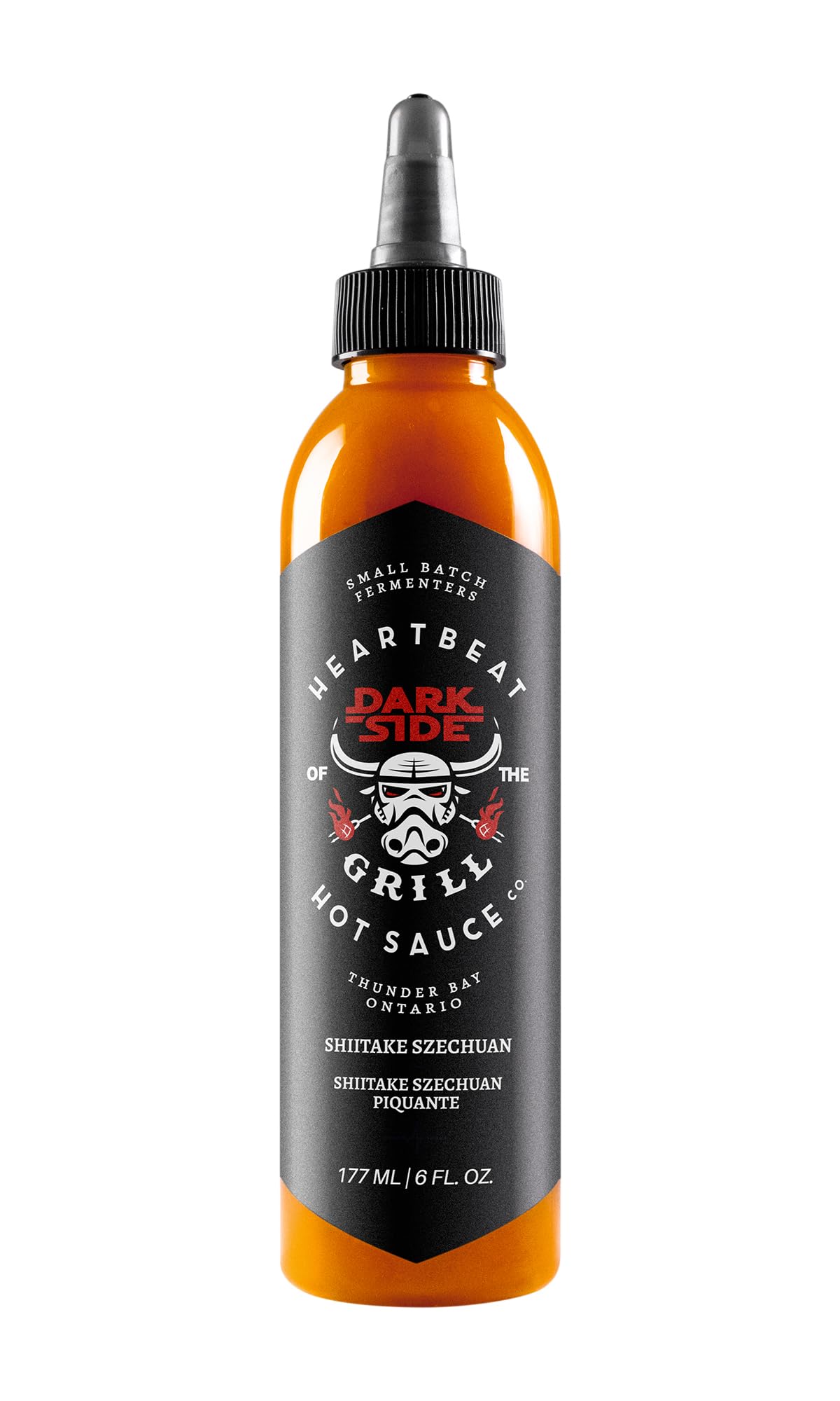 Heartbeat Hot Sauce Co. | Shiitake Szechuan Hot Sauce, 6 oz Bottle - Spicy Umami Flavor for Wings, Tacos & Asian Cuisine