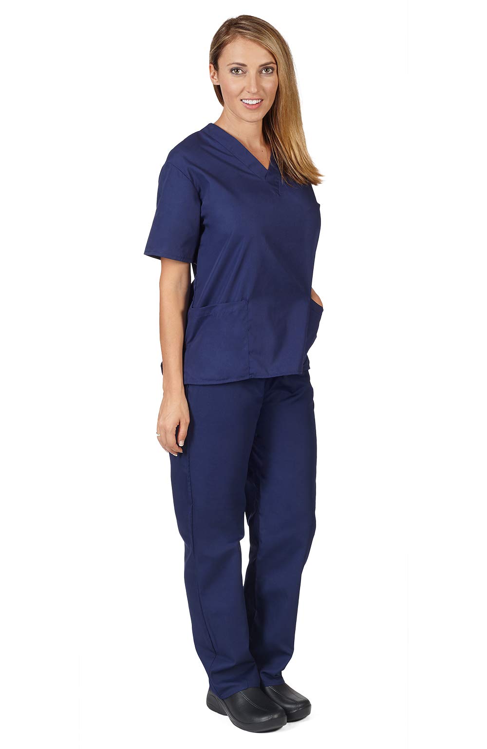 Premium Women's Medical Scrub Set - 6-Pack Comfortable Uniform Tops & Pants for Nurses, Doctors & Healthcare Professionals | Breathable Fabric for Hospital Shifts & Clinical Work