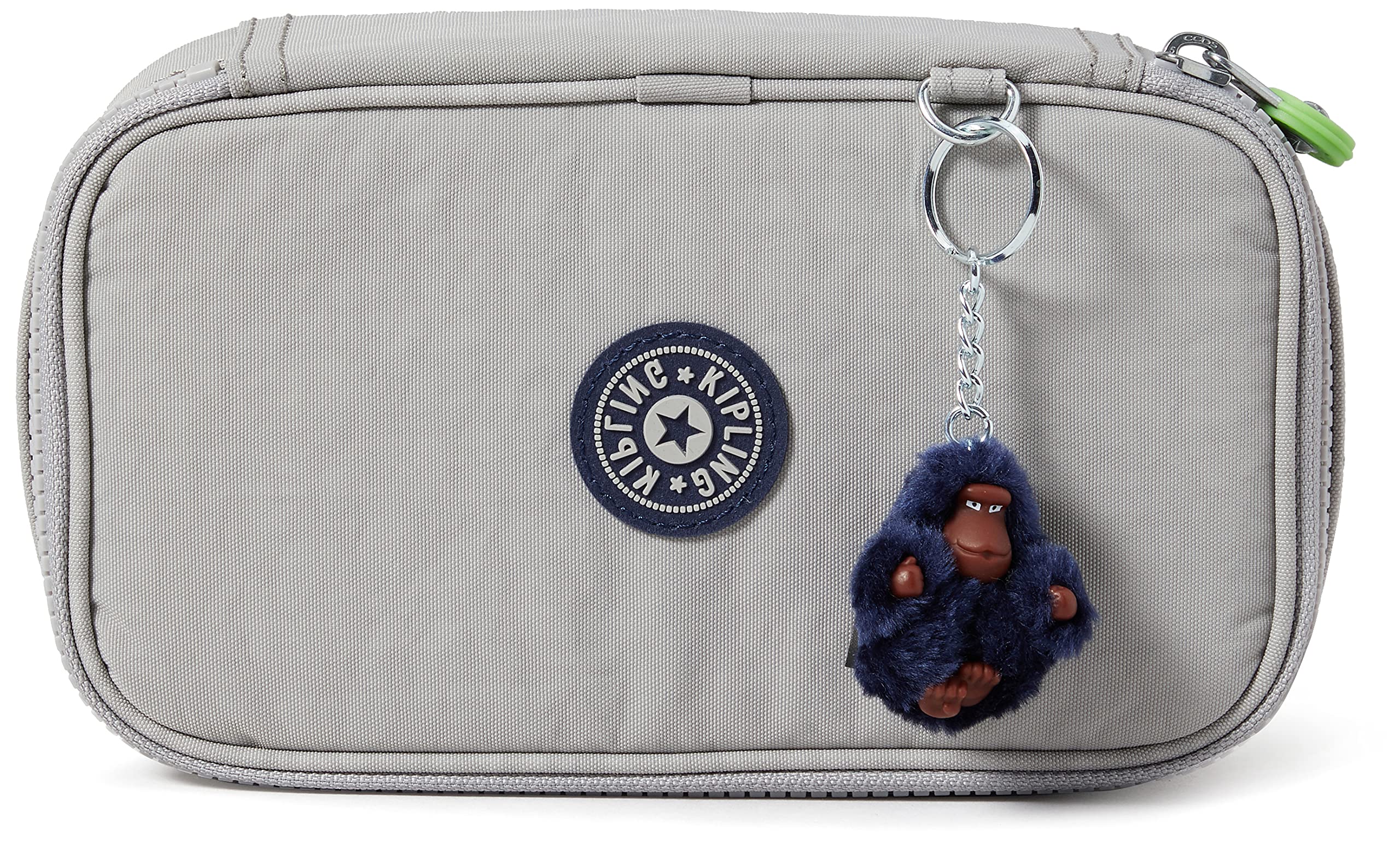 Kipling Unisex Kids 50 PENS Backpack - Playful Grey School Bag for Boys & Girls - Perfect for School, Travel, and Daily Use