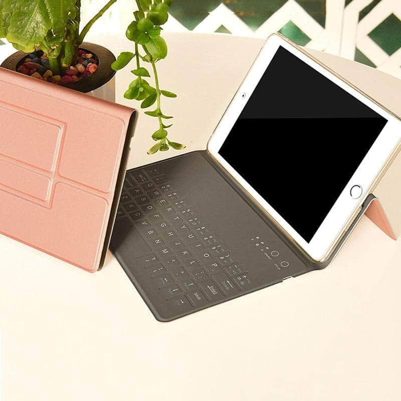 Slim Bluetooth Keyboard Case for Samsung Galaxy Tab S6 Lite 10.4 (2022/2020 Model P610/P615) - Ultra Thin Protective Cover with Backlit Keys for Work, Study & Travel