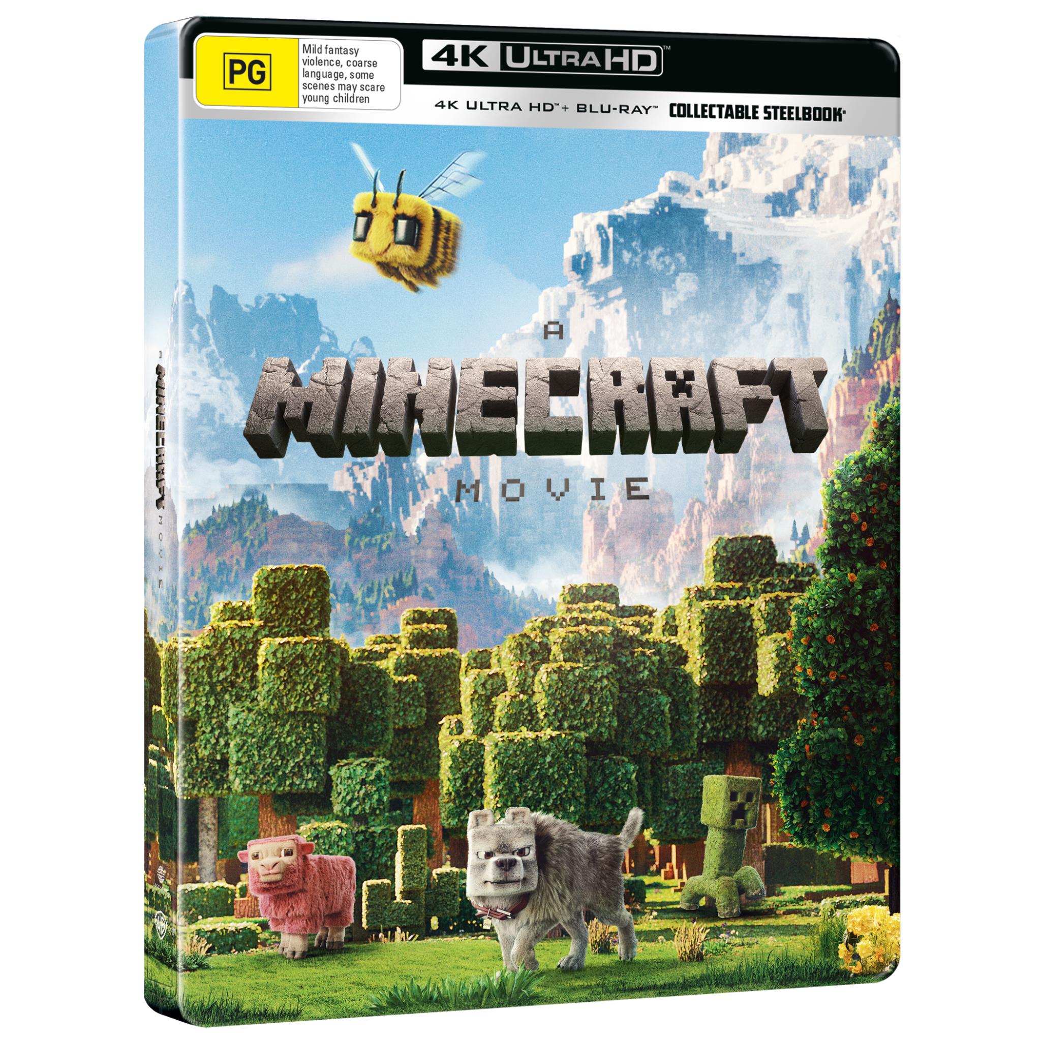 Minecraft Movie Steelbook - Exclusive Collector's Edition | Perfect for Gaming Fans & Movie Collectors | Great Gift for Birthday, Christmas & Game Nights