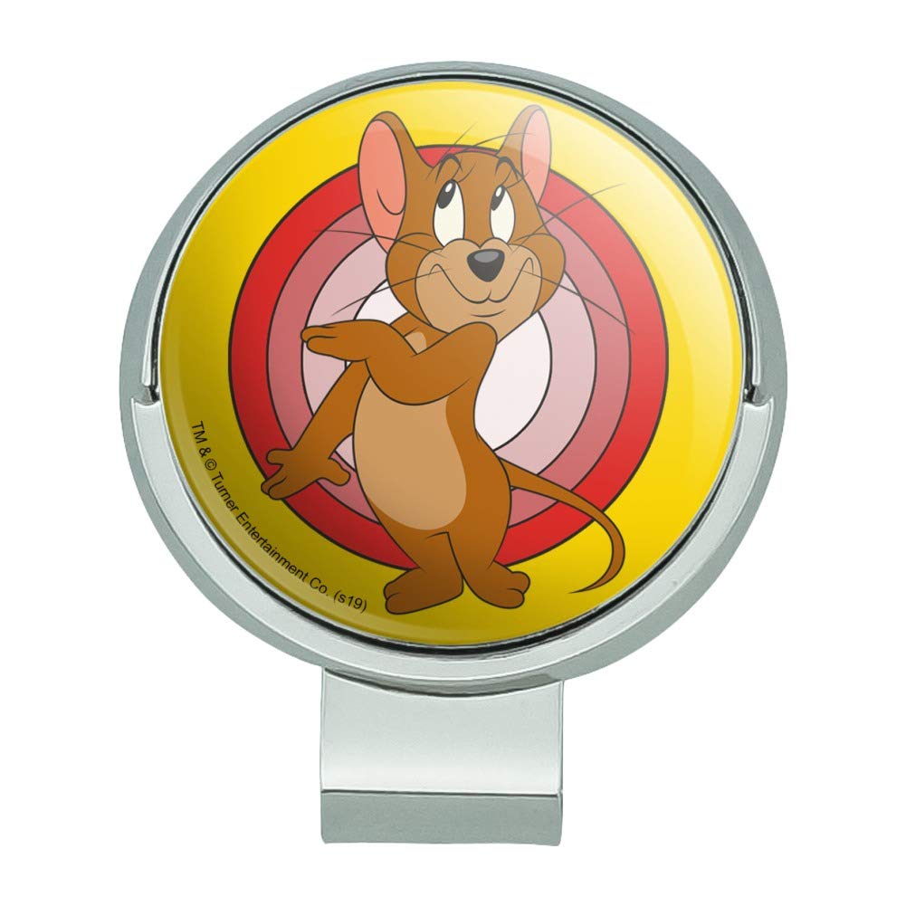 Tom and Jerry Jerry Character Golf Hat Clip with Magnetic Ball Marker - Fun Cartoon Golf Accessory for Fans - Perfect for Golf Courses, Tournaments, and Casual Play