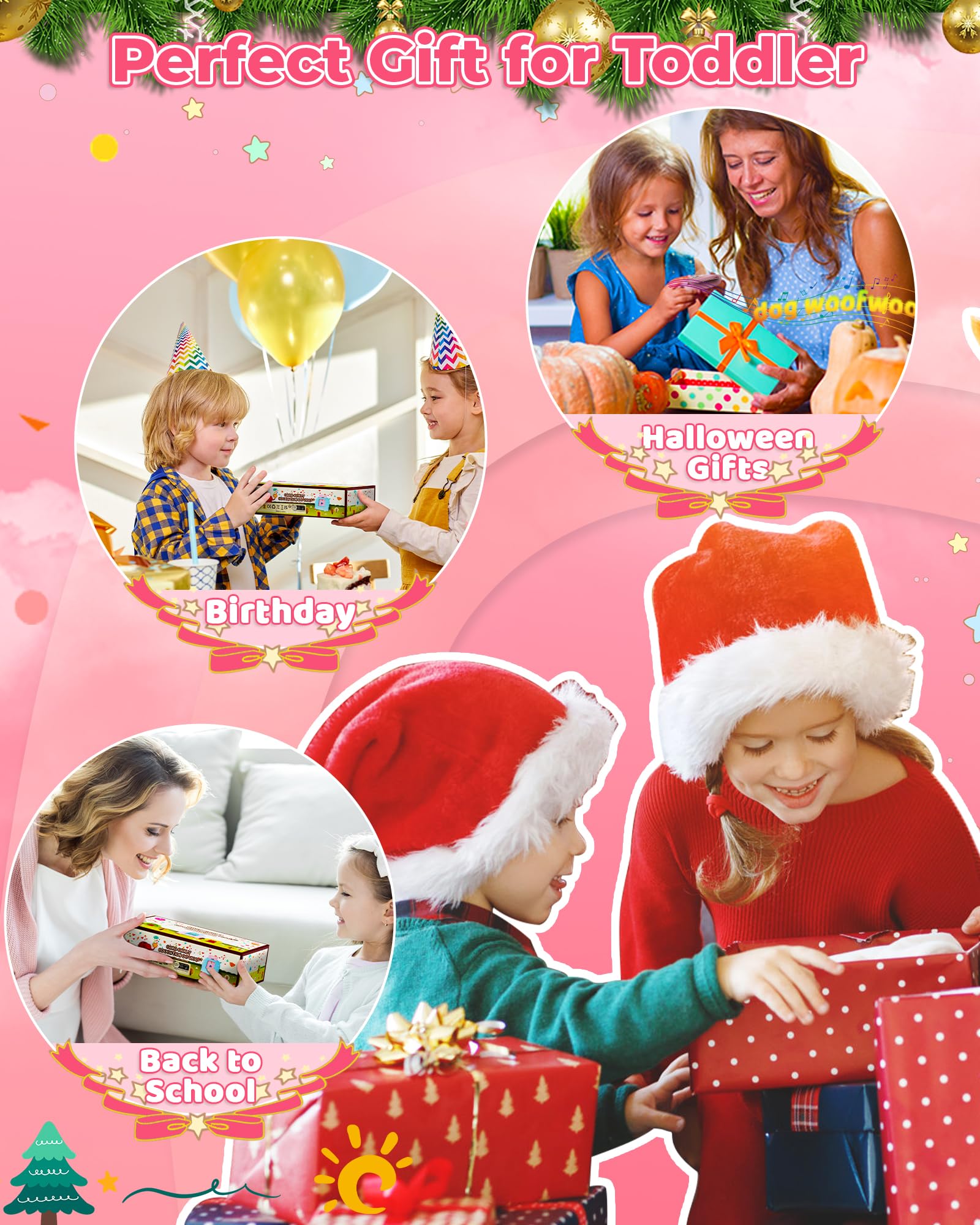 KOKODI Talking Flash Cards for Toddlers 2-5 Years - 224 Sight Words Speech Therapy Toys, Alphabet Learning Educational Toys for Boys & Girls - Perfect for Christmas, Birthday Gifts & Early Childhood Development at Home or Classroom