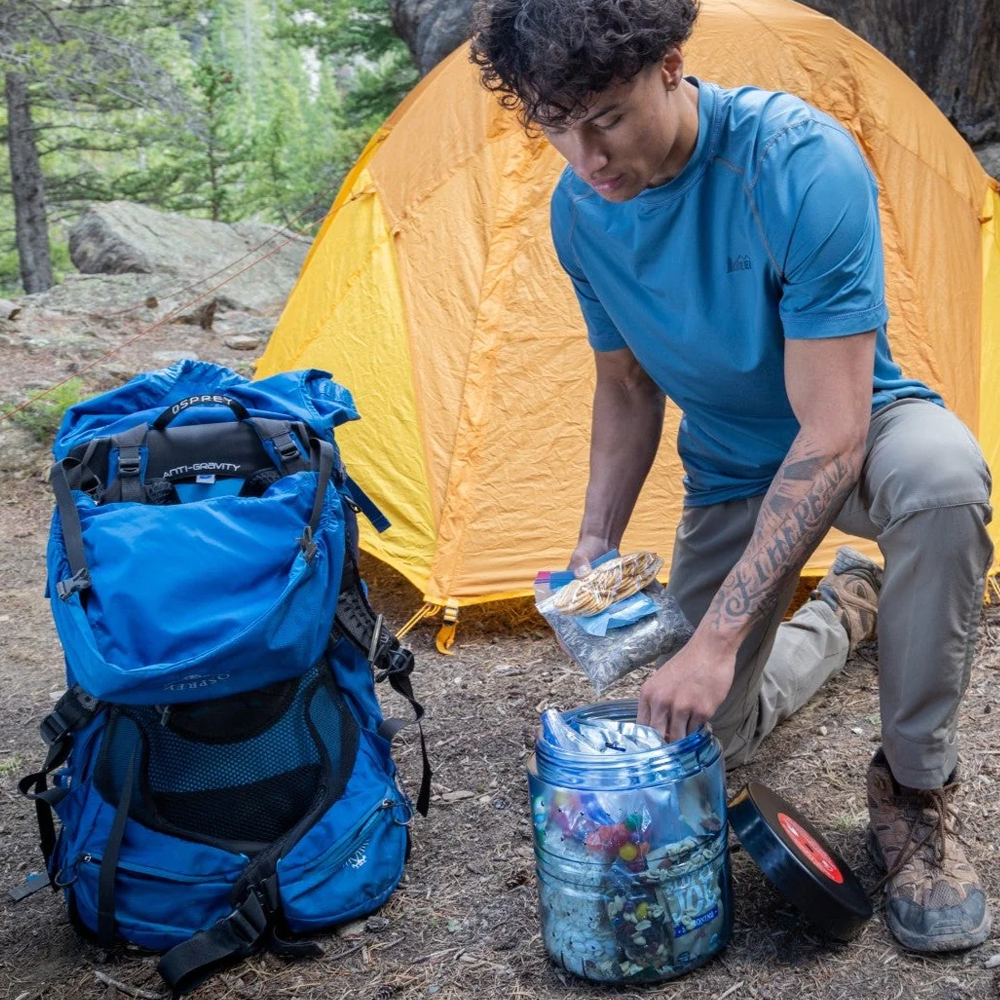 Bear Vault 475 - Lightweight & Secure Bear-Proof Food Container for Camping, Hiking & Backpacking | Keep Food Safe from Bears & Wildlife | Perfect for Outdoor Adventures & National Park Trips