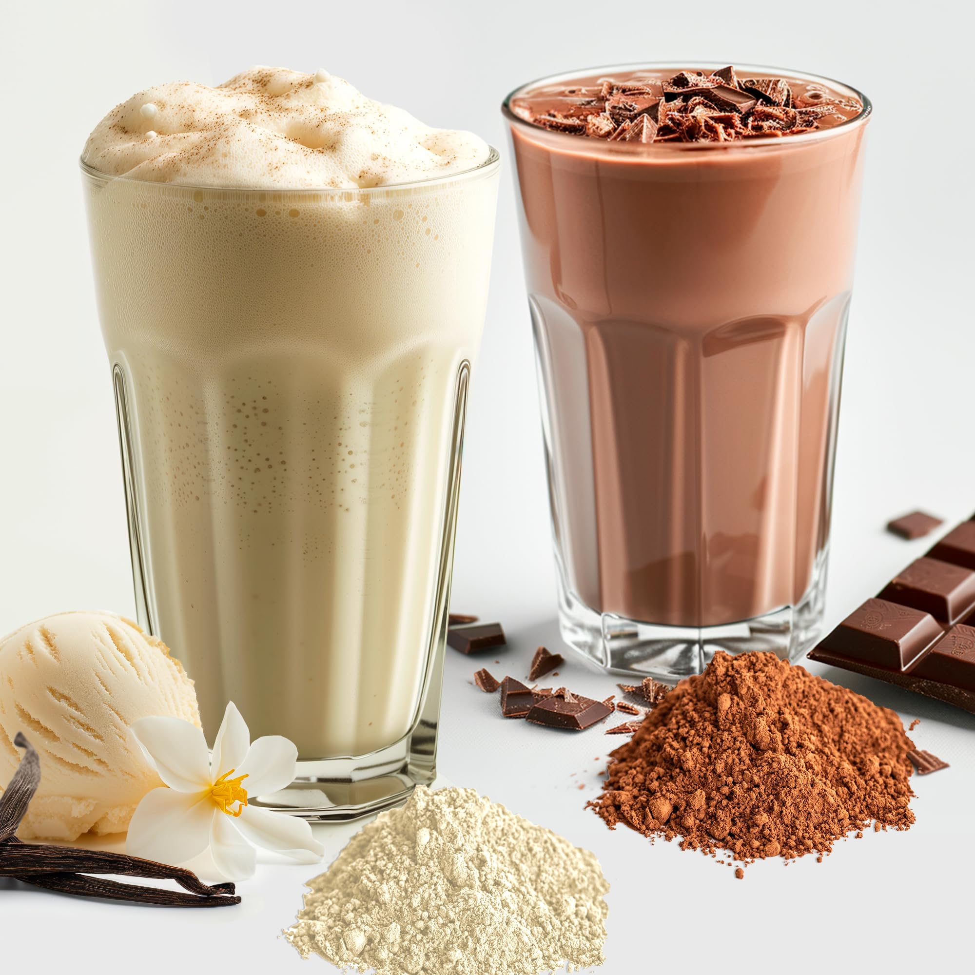 The Fittest Whole Feast Beef Protein Powder - Milk Chocolate Flavor | Nose to Tail Carnivore Blend with Liver, Colostrum & Bone | 21g Protein, 14g Collagen & BCAAs | Ideal for Post-Workout Recovery, Keto & Paleo Diets