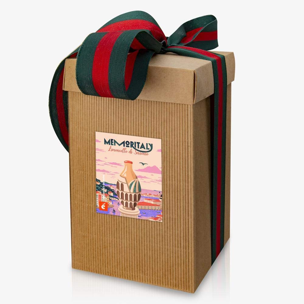 Hand-Painted Ceramic Jar & Italian Book - Verona Inspired Home Decor for Kitchen, Bathroom, or Gift Giving