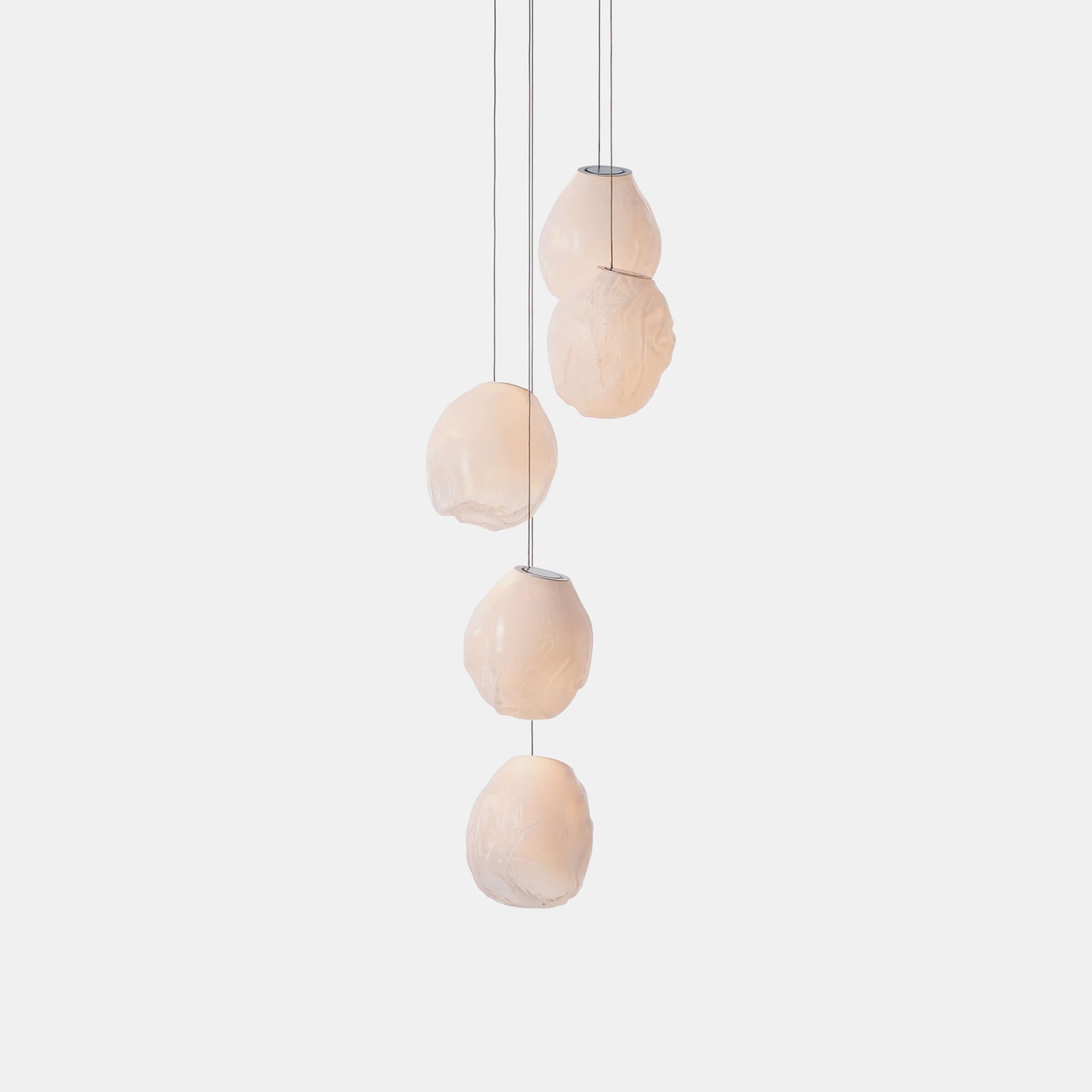Stylish Blowing Liquid Glass Pendant Light - Modern Handcrafted Glass Chandelier for Dining Room, Kitchen Island & Bedroom Decor