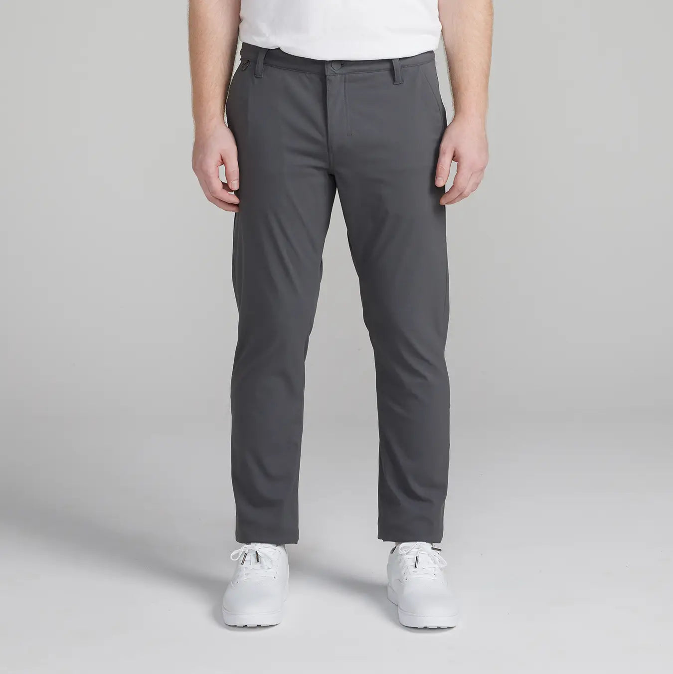 TRUE All Day Chino Pants for Men - Comfortable Stretch Dress Pants for Office, Travel & Casual Wear - Slim Fit Work Pants with Wrinkle-Free Fabric