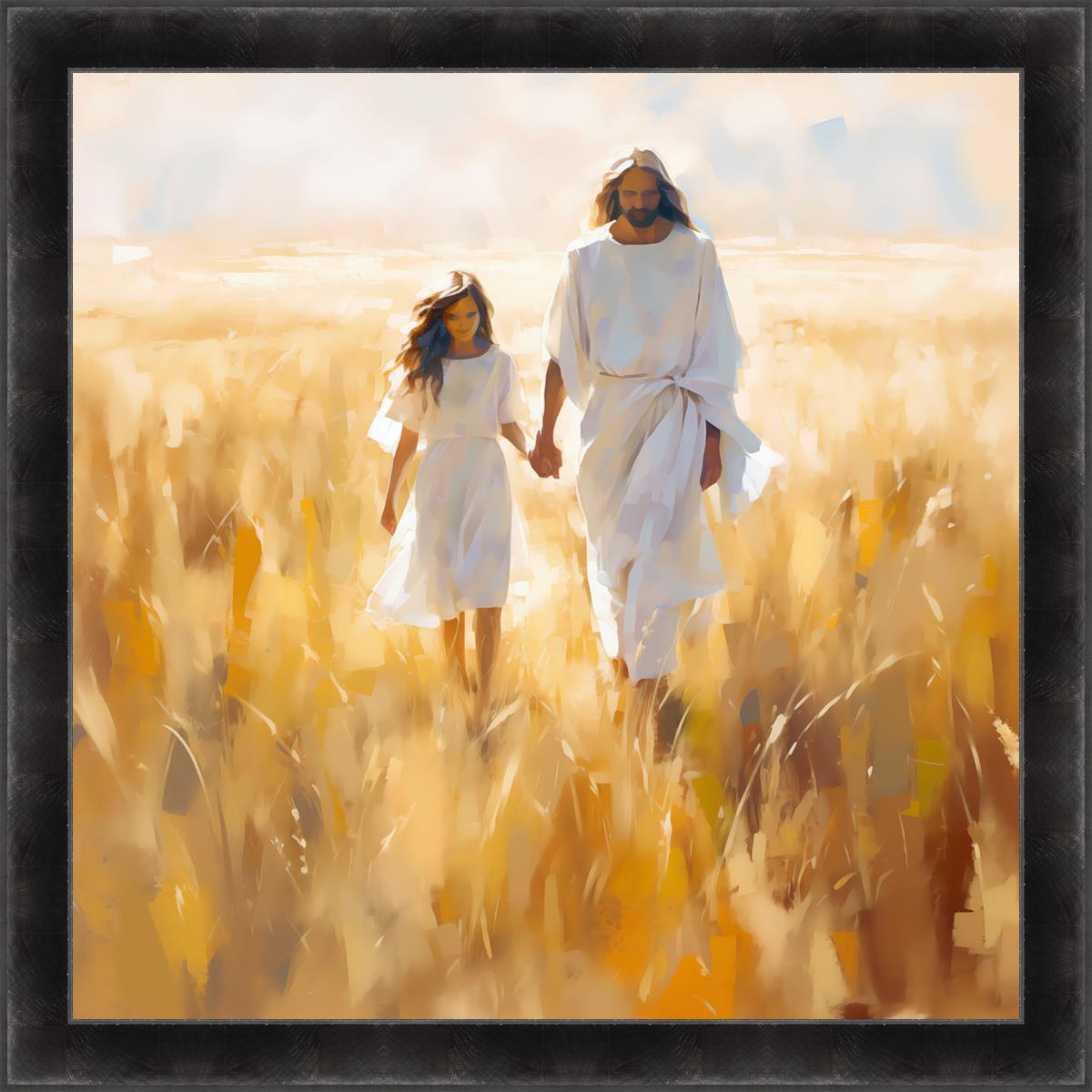 Come Follow Me Large Wall Art - Inspirational Christian Home Decor for Living Room, Bedroom & Office - Perfect Gift for Religious Families