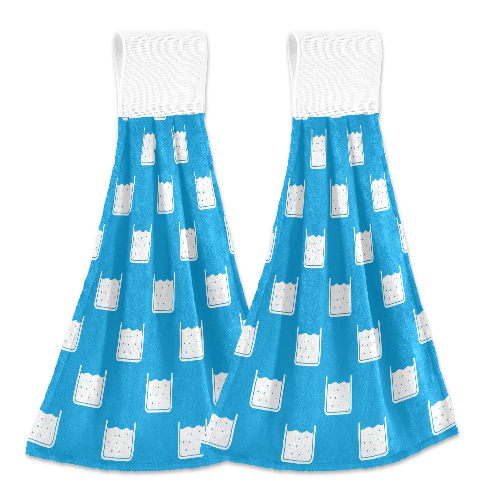 The Magic of the Blue Cup Pattern Hand Towels