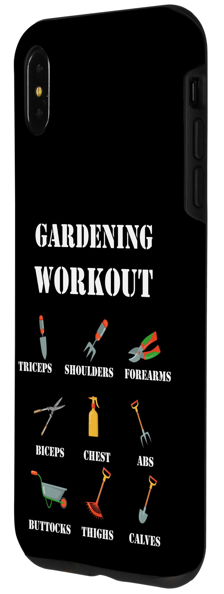 iPhone XS Max Case - Durable Protective Cover for Gardening & Outdoor Workouts - Perfect for Gardeners & Active Lifestyles