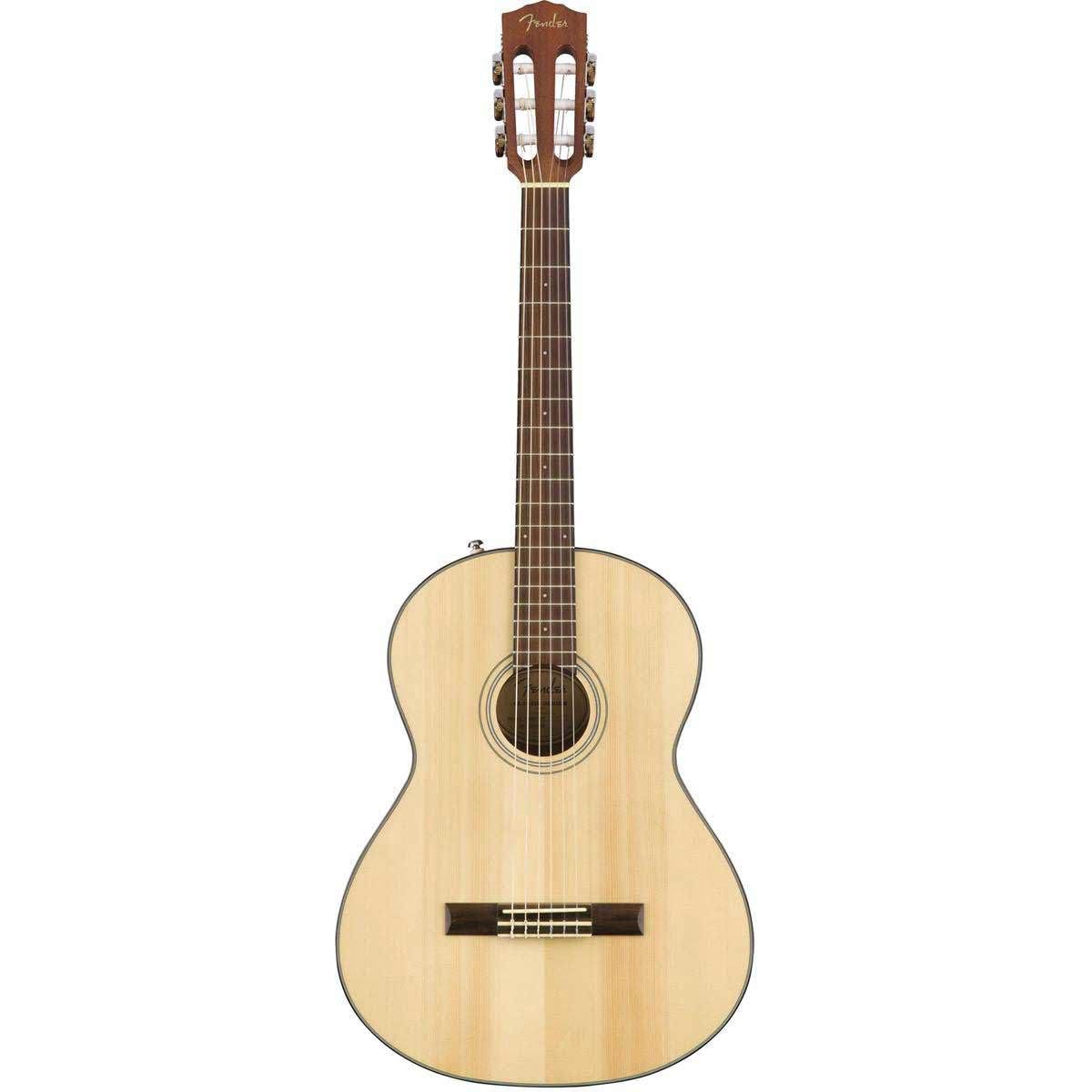 Fender CN-60S Concert Nylon String Acoustic Guitar - Natural Finish | Includes 2-Year Warranty | Perfect for Beginners, Classical Music & Fingerstyle Playing