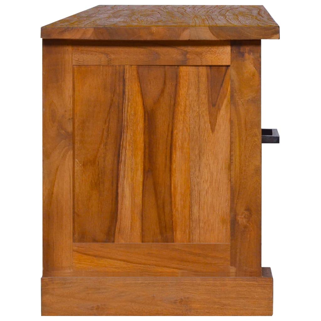 Farmhouse Style TV Stand with 2 Drawers & 2 Open Shelves - 44.1