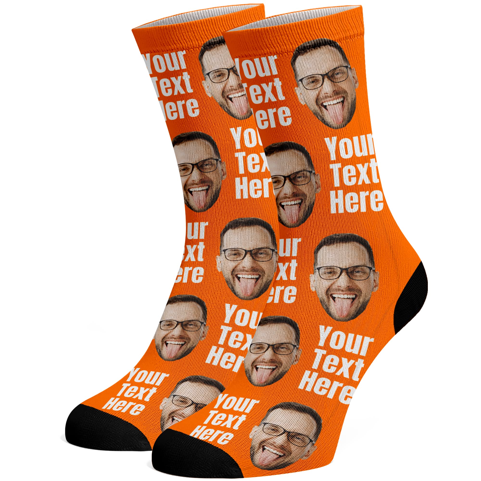 Custom Face Socks for Men & Women - Funny Personalized Socks with Cat, Dog & Animal Faces - Unique Gift for Pet Lovers - Perfect for Parties, Holidays & Everyday Wear