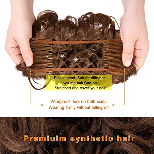 Messy Bun Hair Clip - Perfect for Curly Hair, Easy Chignon Updo for Women | Great for Work, Parties & Everyday Wear