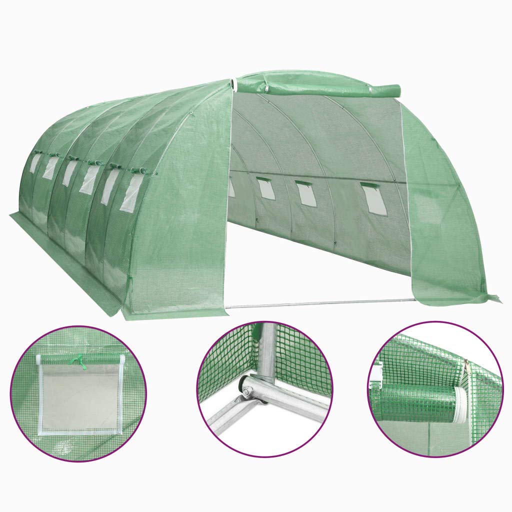 Walk-in Greenhouse 258.3 ft² (236.2