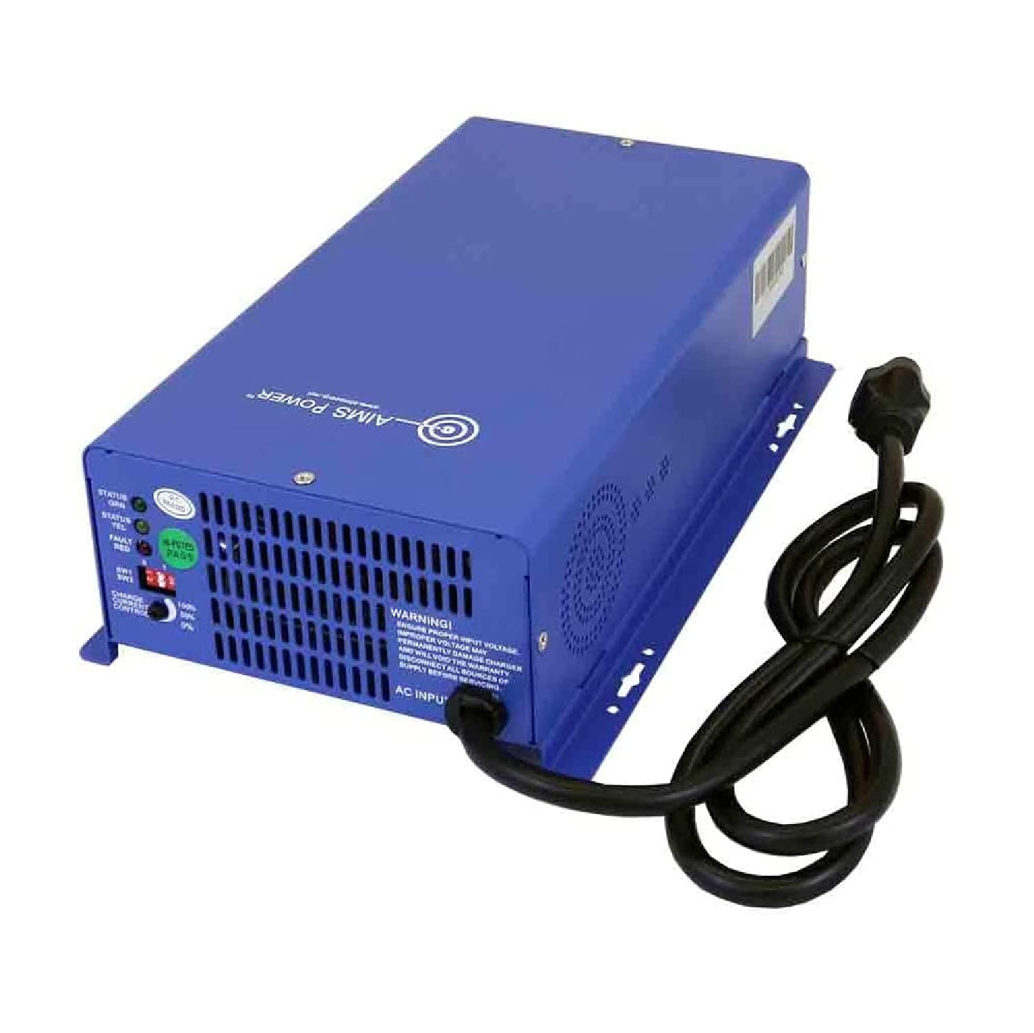 AIMS Power CON120AC1224DC 75A AC to DC Converter & Smart Battery Charger for 12V/24V Systems - UL 458 & CSA Certified - Perfect for RVs, Boats, and Off-Grid Power Solutions