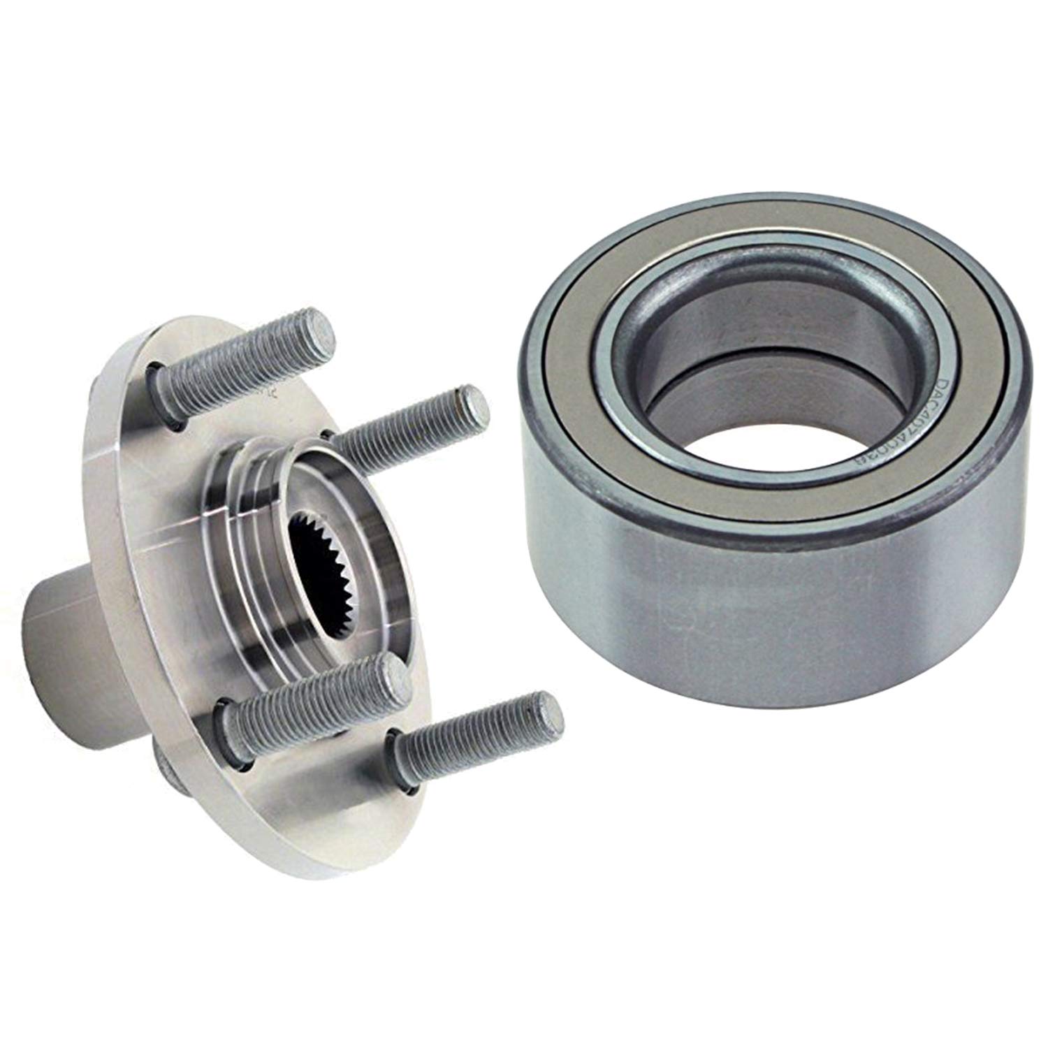 Mitsubishi Lancer 2005-2002 Front Wheel Hub Bearing Kit Assembly - Replacement for Smooth & Quiet Ride - Perfect for City Commuting & Highway Driving