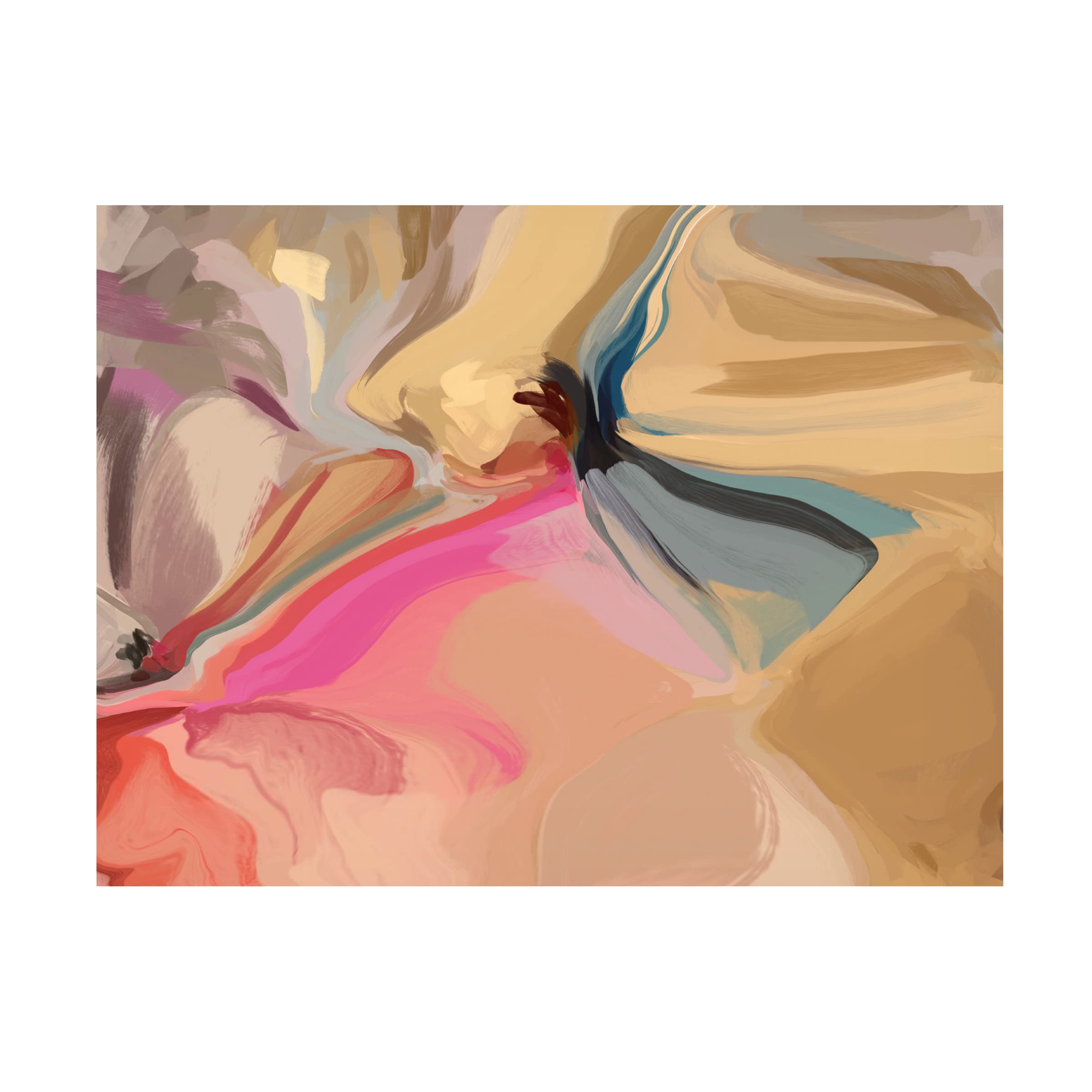Trademark Fine Art 'Charming Blend I' Canvas Wall Art Painting by Irena Orlov - Modern Abstract Home Decor for Living Room, Bedroom & Office