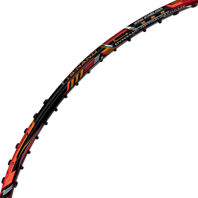 Li Ning Air Force G3 77g Badminton Racket - Prestrung with High Tension, Lightweight Carbon Fiber Shaft (Black/Red/Orange) | Professional Tournament & Training Equipment for Indoor Sports | Made in China