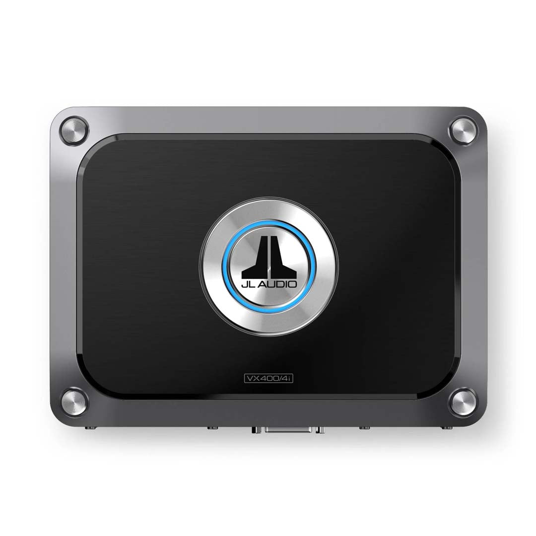 JL Audio JL VX400/4i VXi Series Class D 4-Channel Car Amplifier with Integrated DSP - 400W RMS Power for High-Performance Car Audio Systems - Perfect for Upgrading Your Vehicle's Sound System