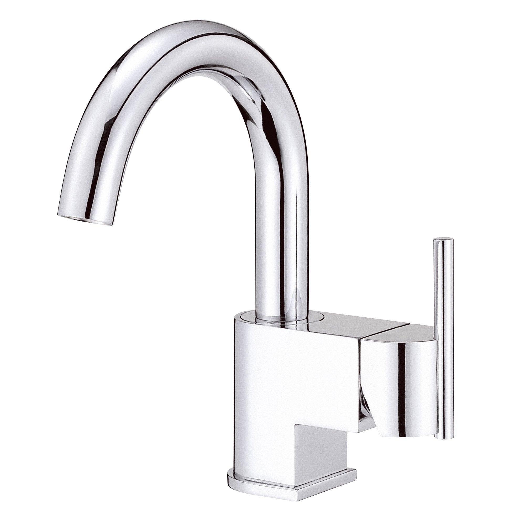 Danze Como Chrome Single Handle Centerset Bathroom Sink Faucet with Touch Down Drain - Perfect for Modern Bathroom Renovations & Small Space Installations