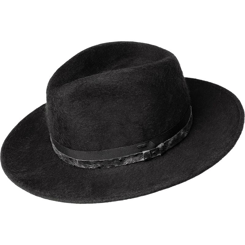 Bailey Croft Wool Fedora Hat for Women - Classic Wide Brim Winter Hat for Outdoor Activities, Travel & Fashion