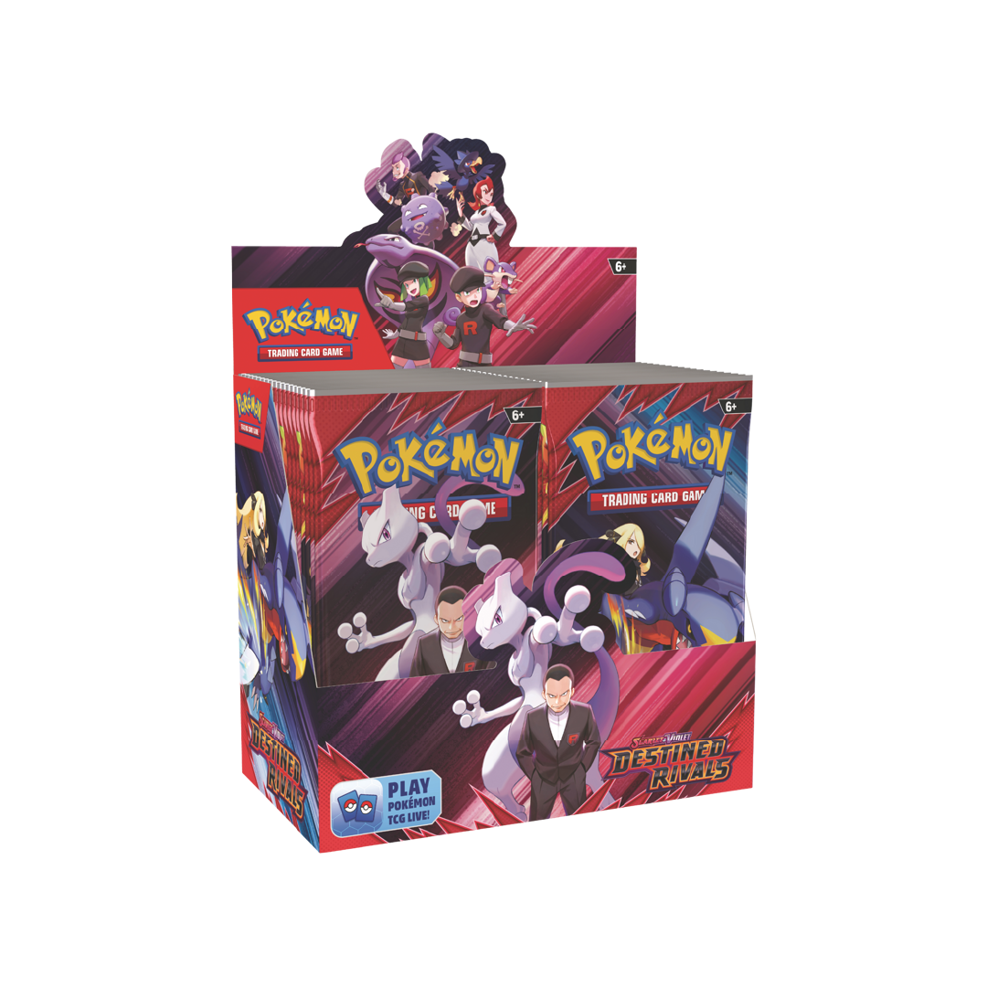 Pokémon TCG Scarlet & Violet Destined Rivals Booster Display Box - 36 Packs for Collectors & Players - Perfect for Tournaments, Gifts & Trading Card Battles