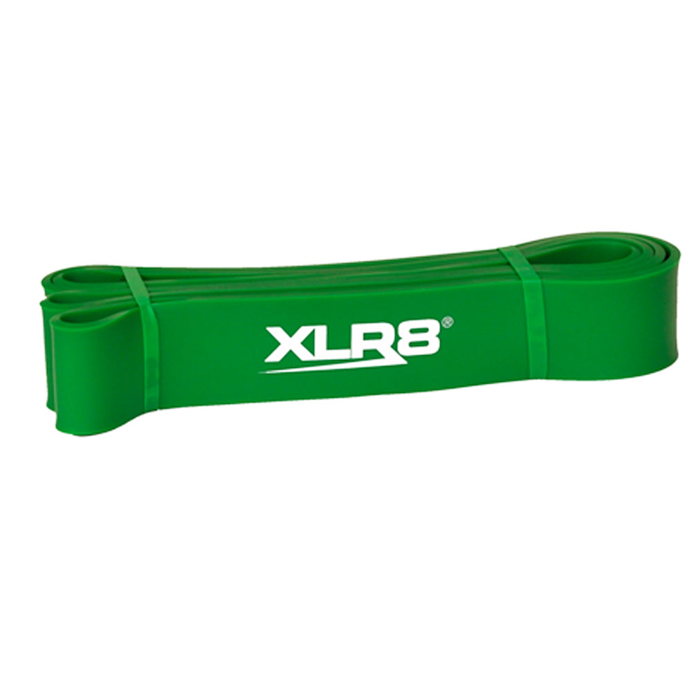 XLR8 Strength Resistance Band Level 4 - Heavy Duty Green Exercise Band (3.3cm/1.3in Width) for CrossFit, Home Workouts & Physical Therapy