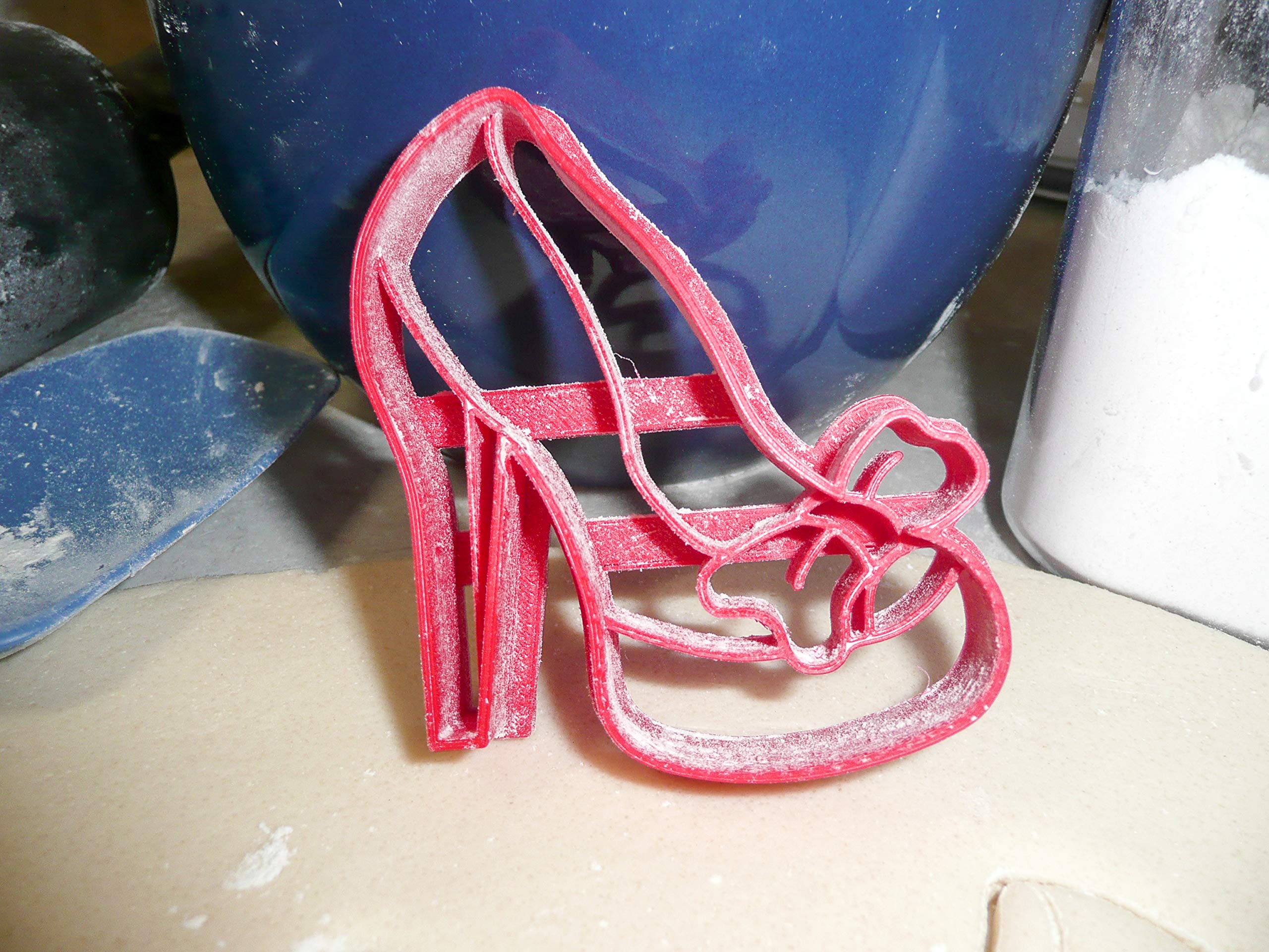 Gender Reveal Baby Shower Cookie Cutters Set of 3 - Reels or Heels Design - Made in USA PR1260 - Perfect for Baby Shower Decorations & Gender Reveal Parties