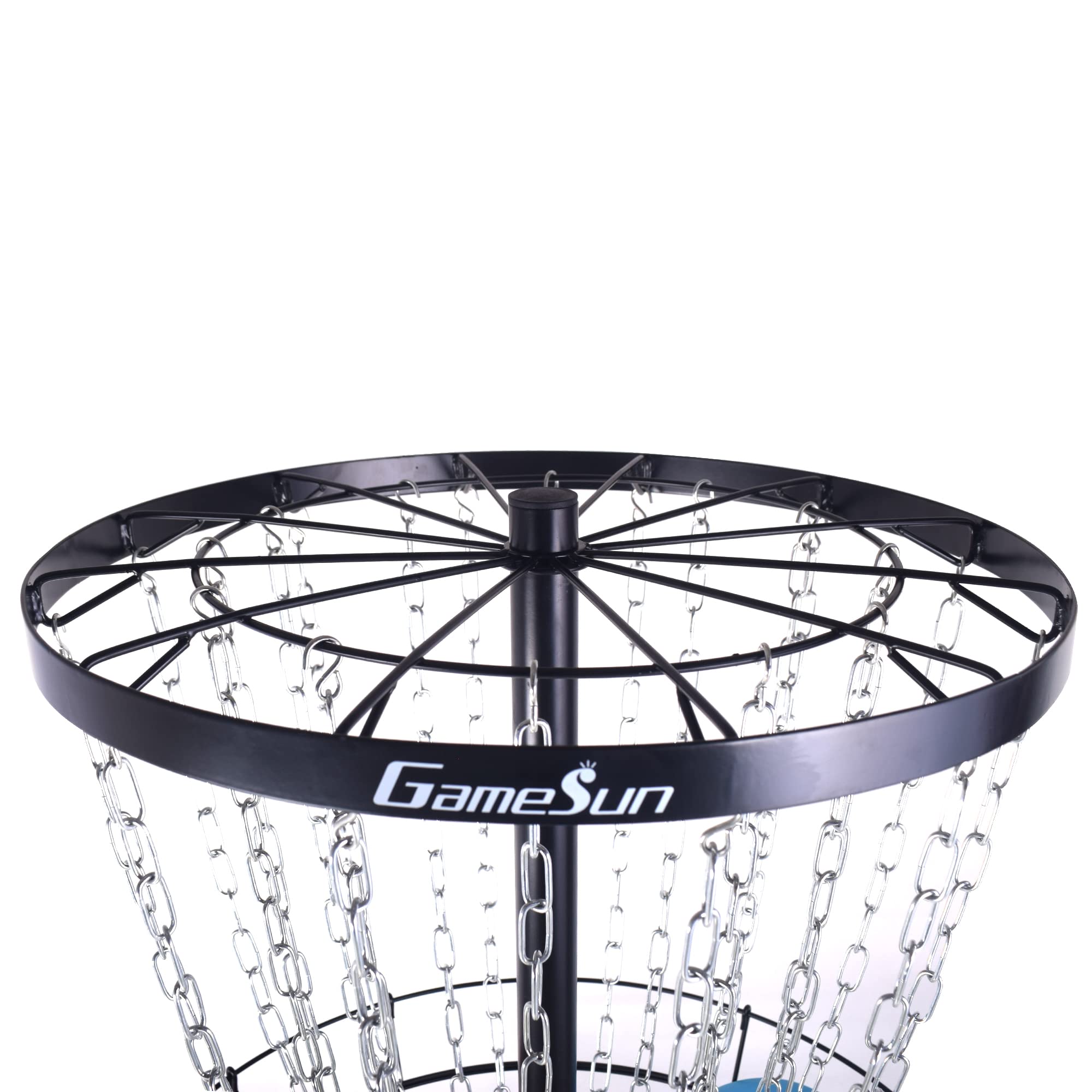 PDGA Standard Size Disc Golf Basket & Target Set with 3 Discs - Professional Outdoor Disc Golf Equipment for Backyard, Park & Tournament Practice
