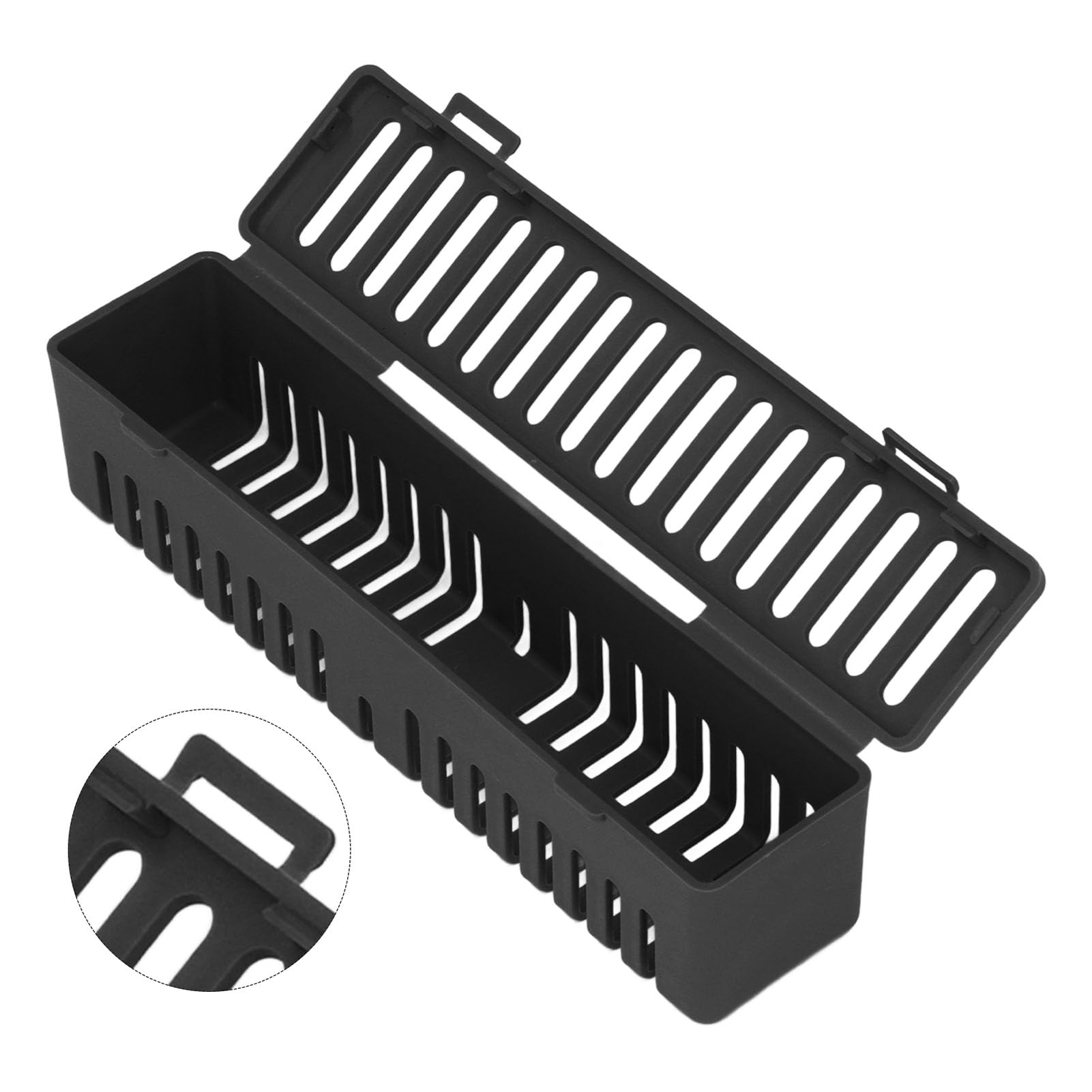 Sterilized Dental Autoclave Container - BPA-Free Plastic Instrument Sterilization Box for Dentists & Clinics - Durable Cleaning & Storage Case (Black) - Ideal for Dental Tools, Implants & Orthodontic Instruments
