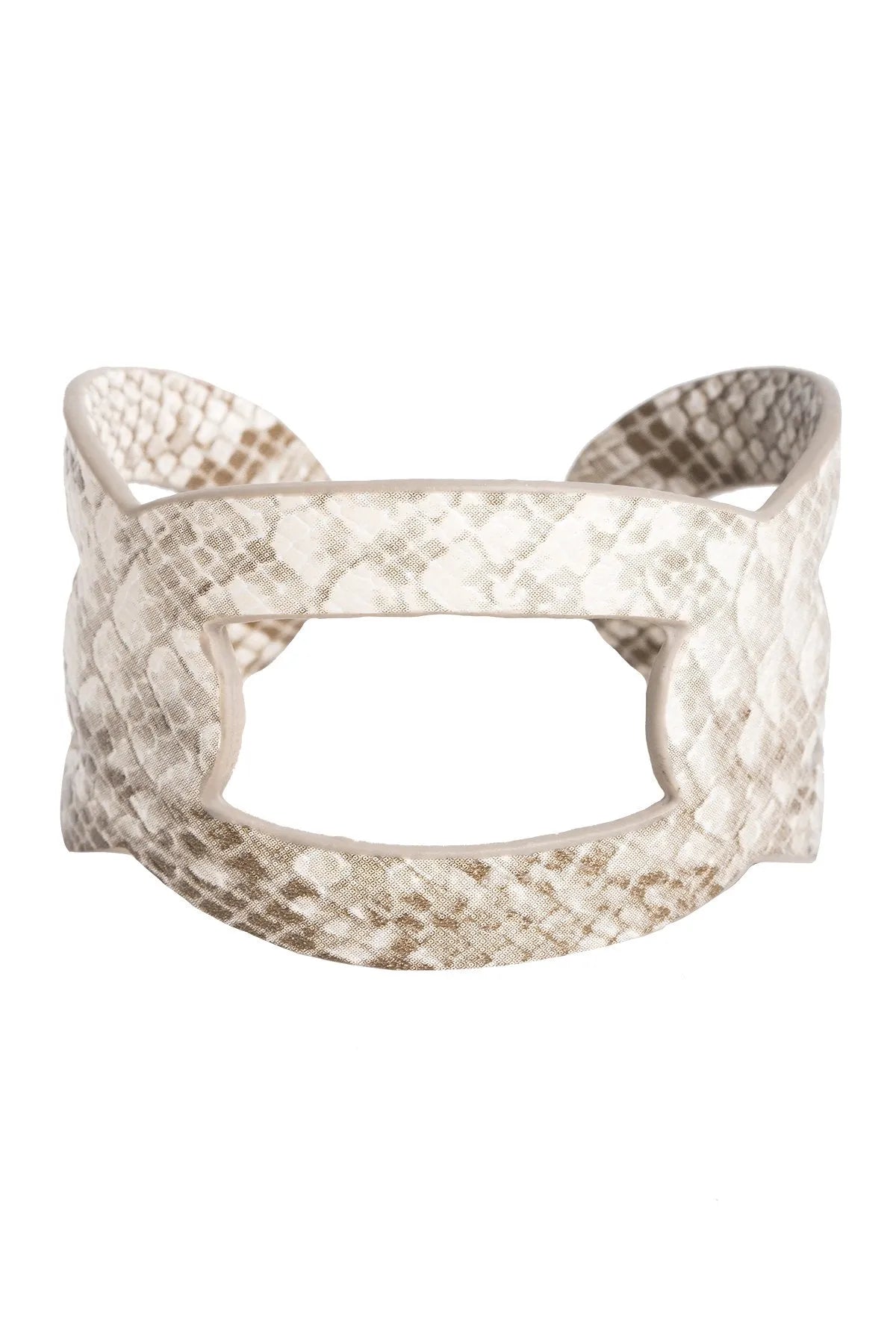 Ogee Cuff Bracelet for Women - Elegant Stainless Steel Bangle with Unique Wave Design - Perfect for Parties, Weddings & Everyday Wear