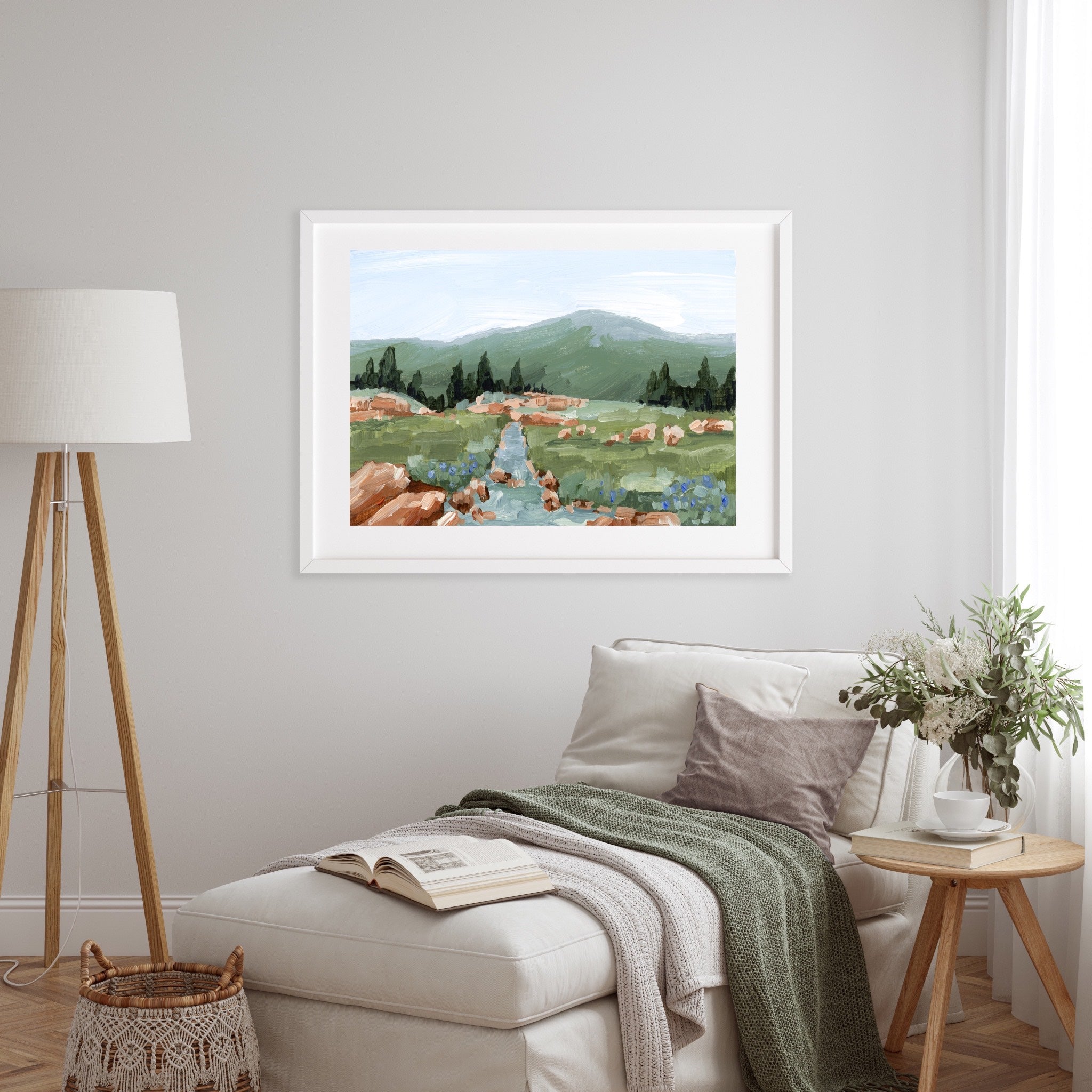 Look Up Art Print - Inspirational Wall Decor for Home & Office - Perfect for Living Room, Bedroom, or Workspace