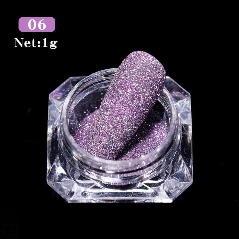 Reflective Glitter Nail Powder #01 - Premium Nail Art Dust for Gel & Acrylic Nails - Perfect for Salon, Party & Special Occasion Manicures