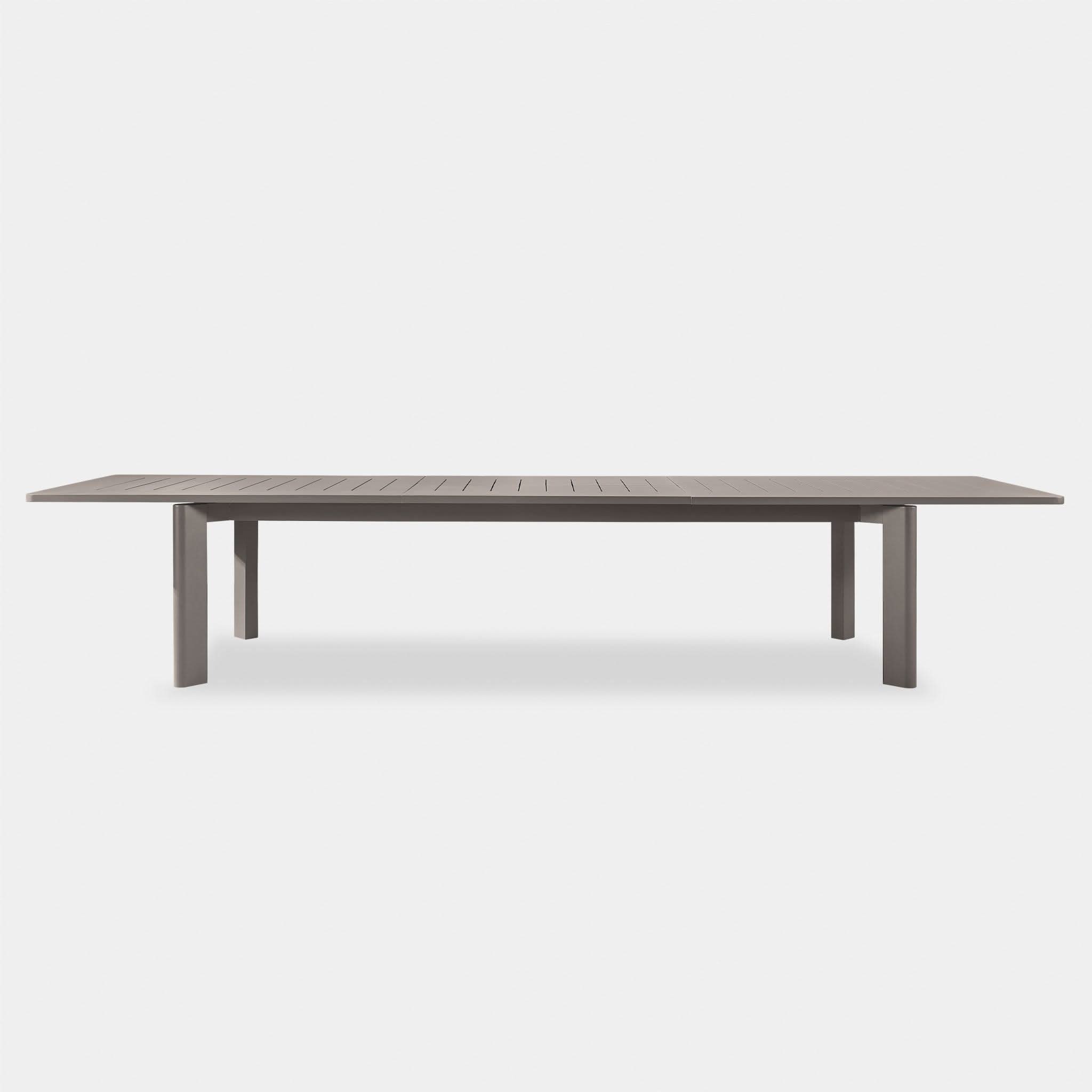 Byron Aluminum Extendable Dining Table - Modern & Durable for Indoor/Outdoor Use | Perfect for Patio, Garden, or Small Space Dining