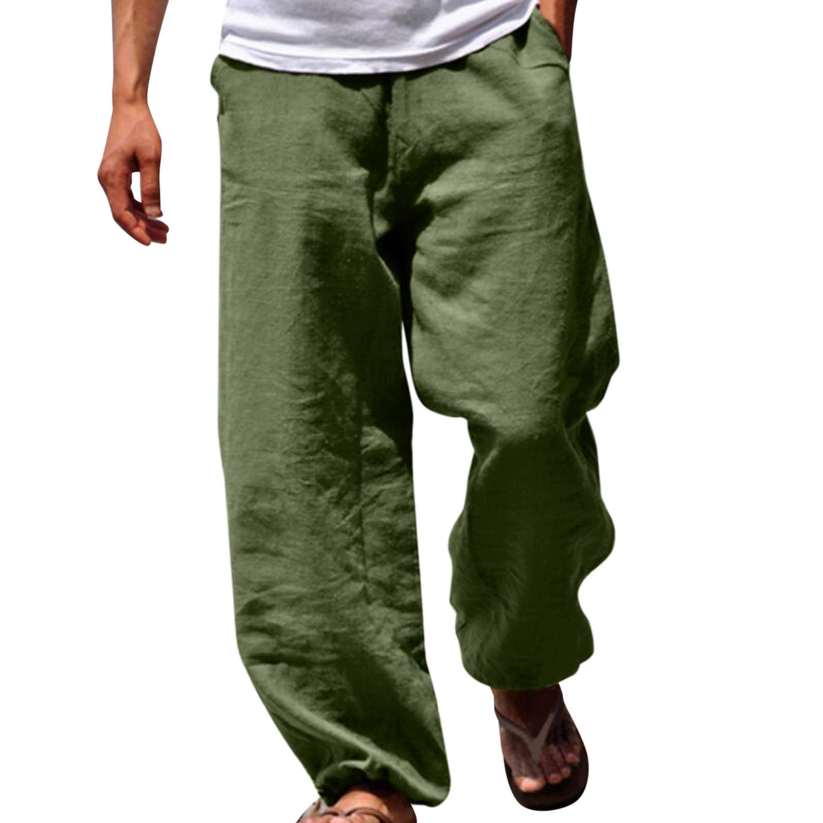 Loose Fit Casual Men's Plus Size Beach Pants - Wide Leg Swim Trunks for Men in Neon Colors | Perfect for Swimming, Vacation & Summer Outings