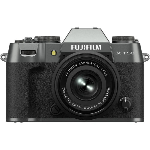 FUJIFILM X-T50 Mirrorless Digital Camera with 26.1MP APS-C Sensor, 4K Video, Wi-Fi - Perfect for Travel, Vlogging & Photography Enthusiasts