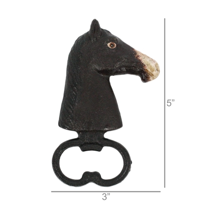 Stainless Steel Horse Head Bottle Opener - Unique Animal Design for Beer, Soda & Home Bar Accessories - Perfect for Parties, BBQs & Gifts